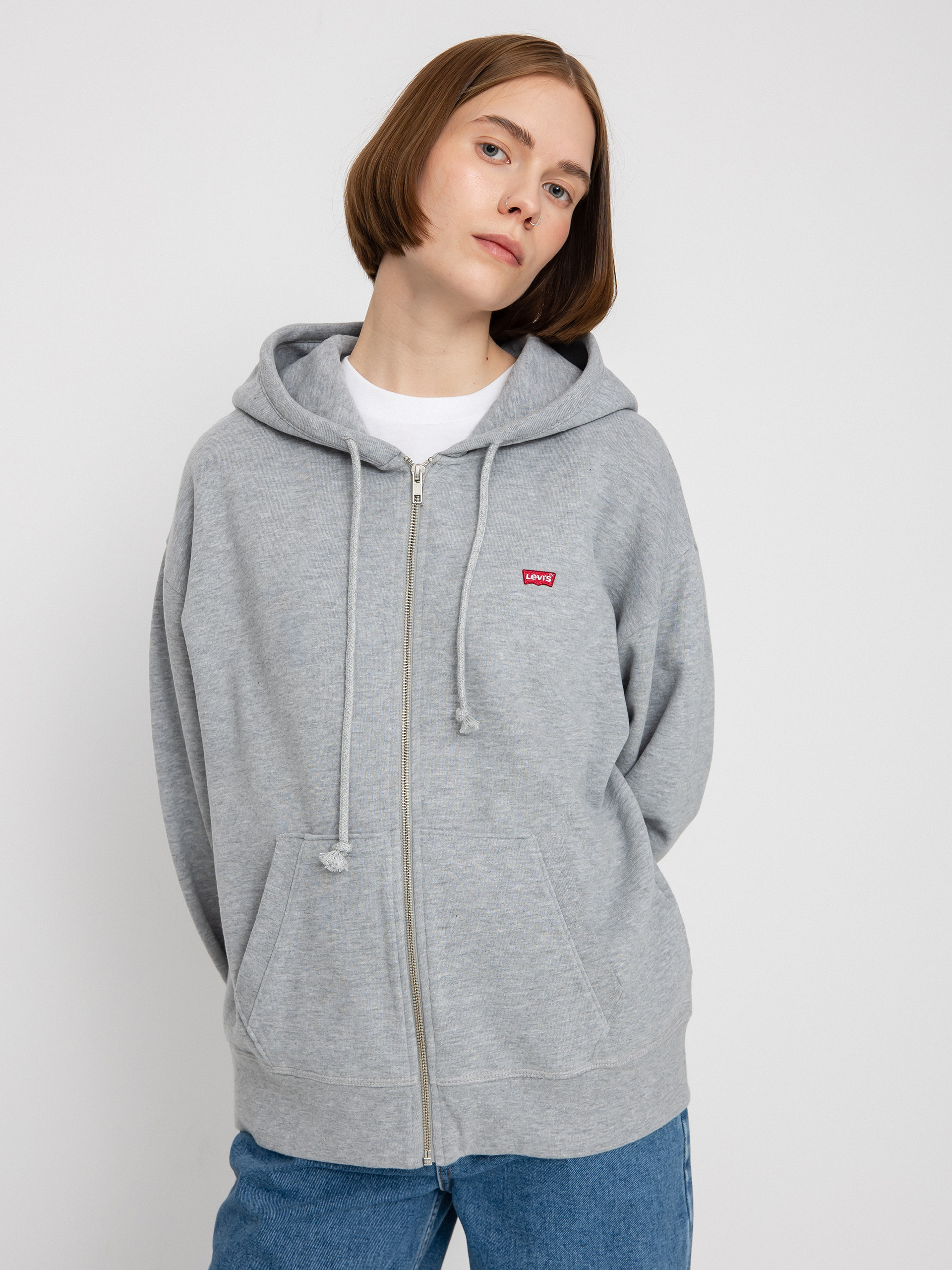 Levi's® Standard ZHD Kapucnis pulóver (heather grey)