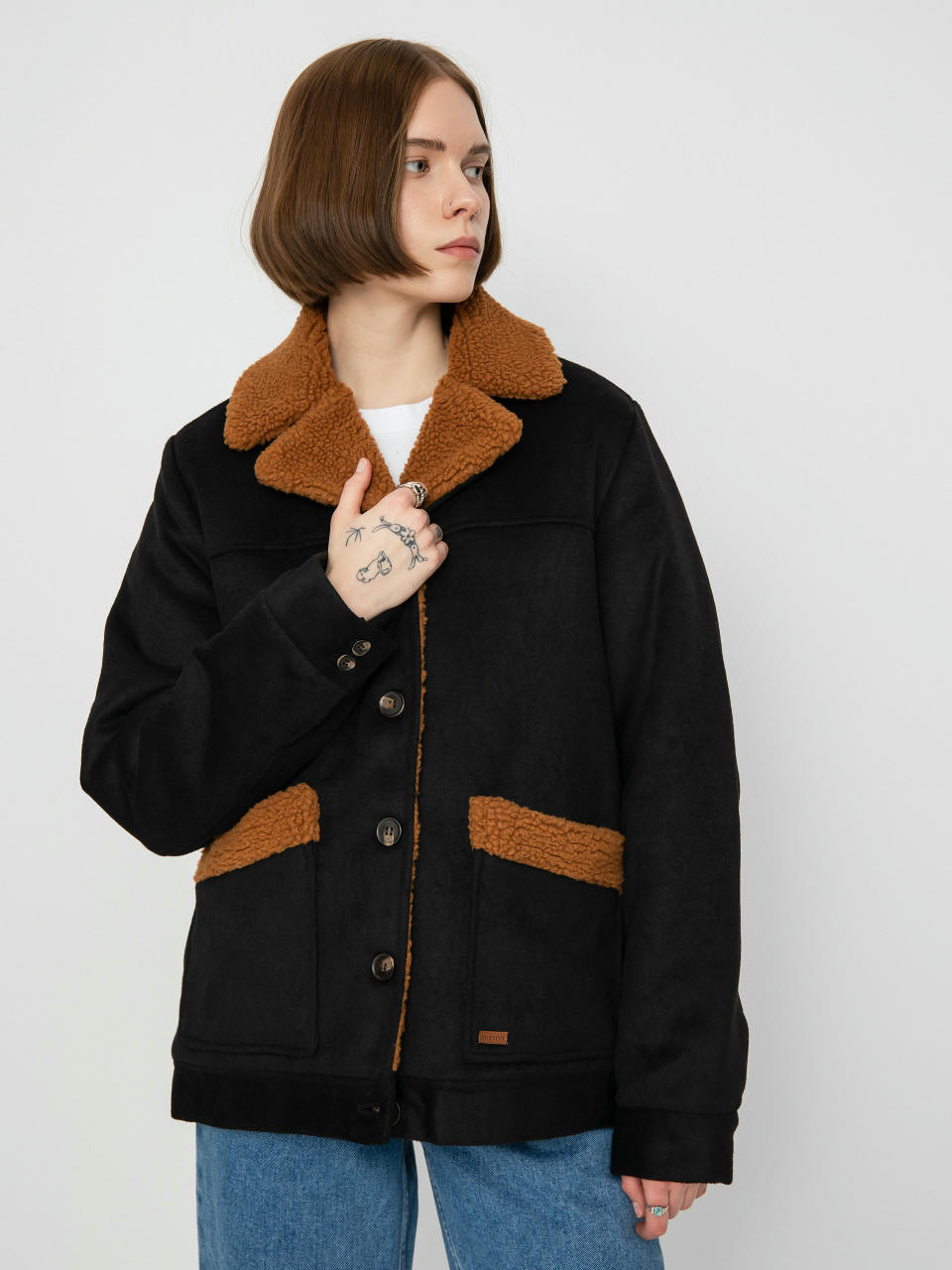 Brixton Nouvelle Coat Dzseki Wmn (black)