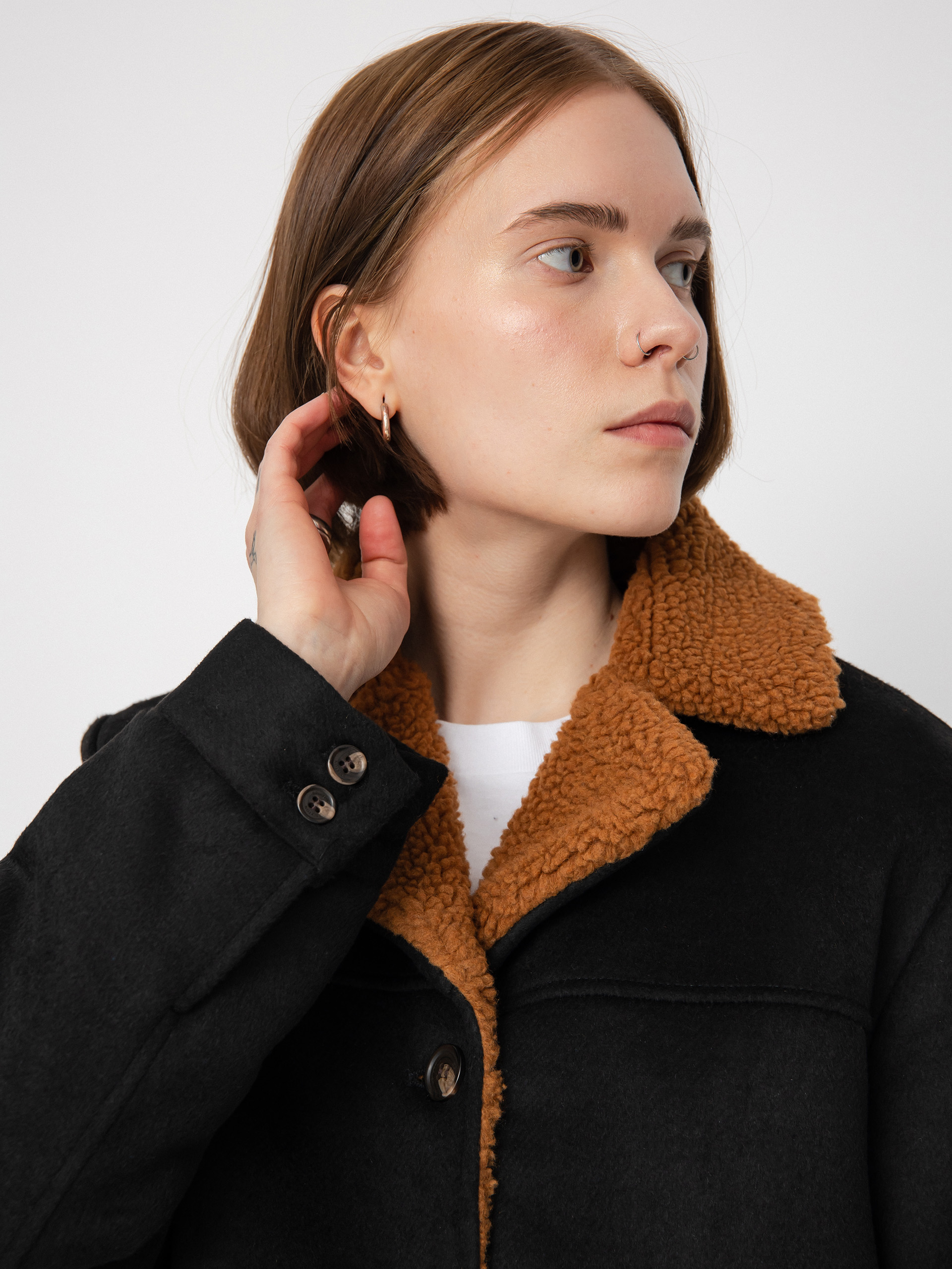 Brixton Nouvelle Coat Dzseki Wmn (black)