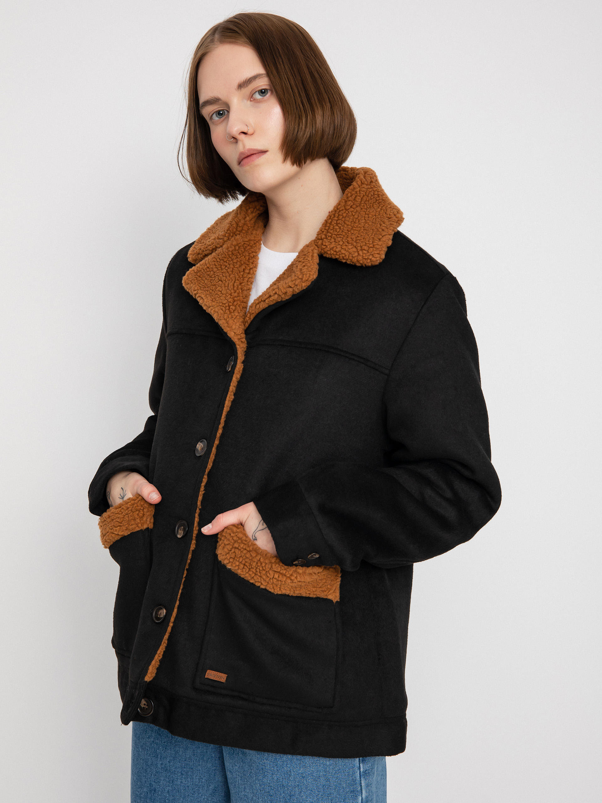 Brixton Nouvelle Coat Dzseki Wmn (black)