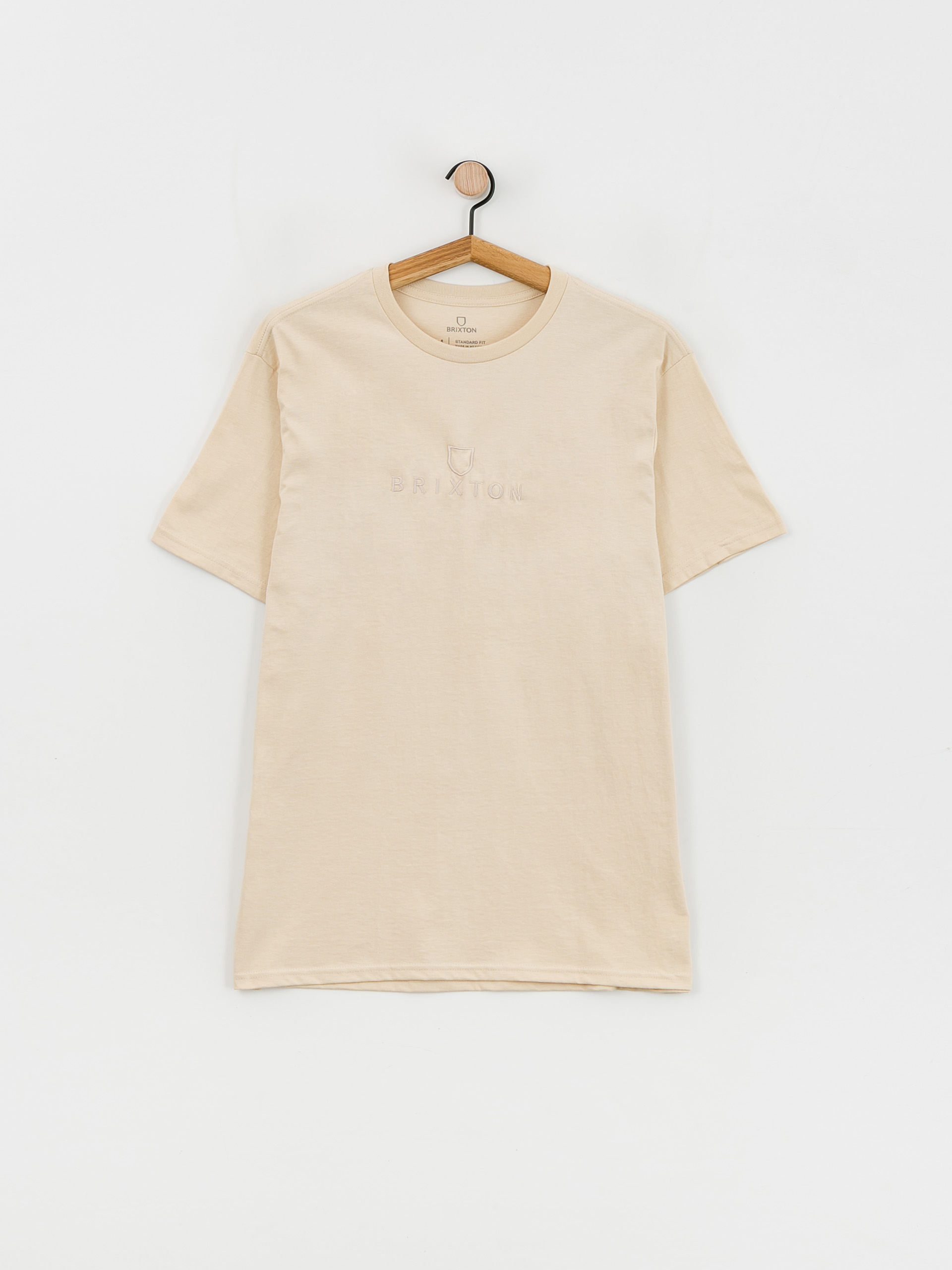 Brixton Alpha Thread póló (cream/sand)