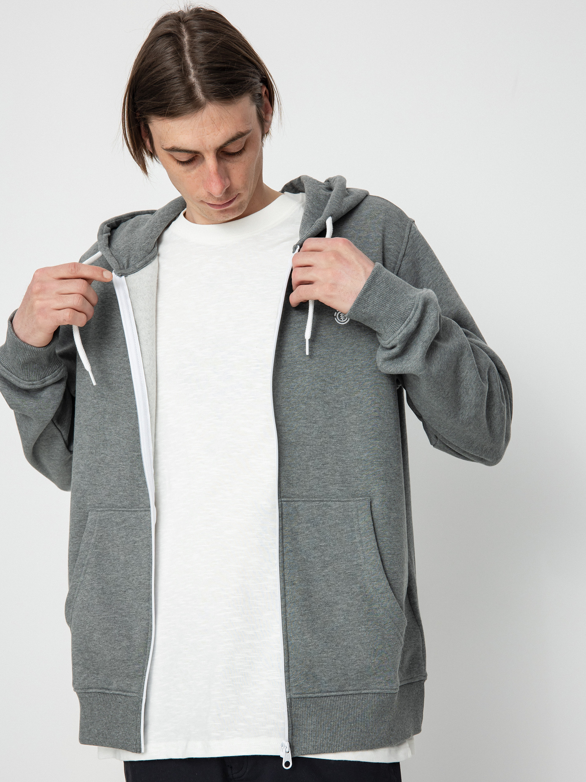 Element Cornell Classic ZHD Kapucnis pulóver (grey heather)