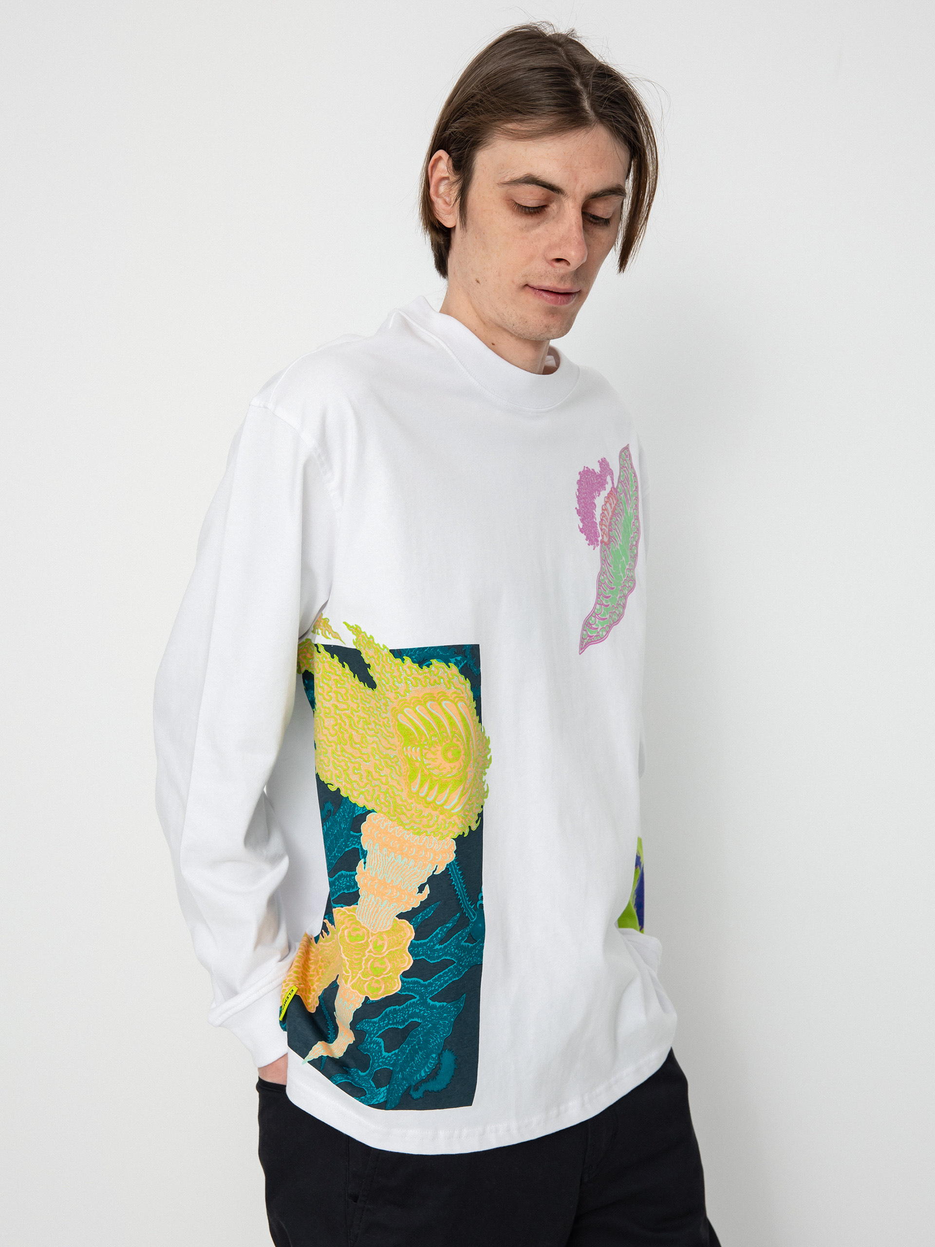 Element Torch Hosszú ujjú felső (optic white)