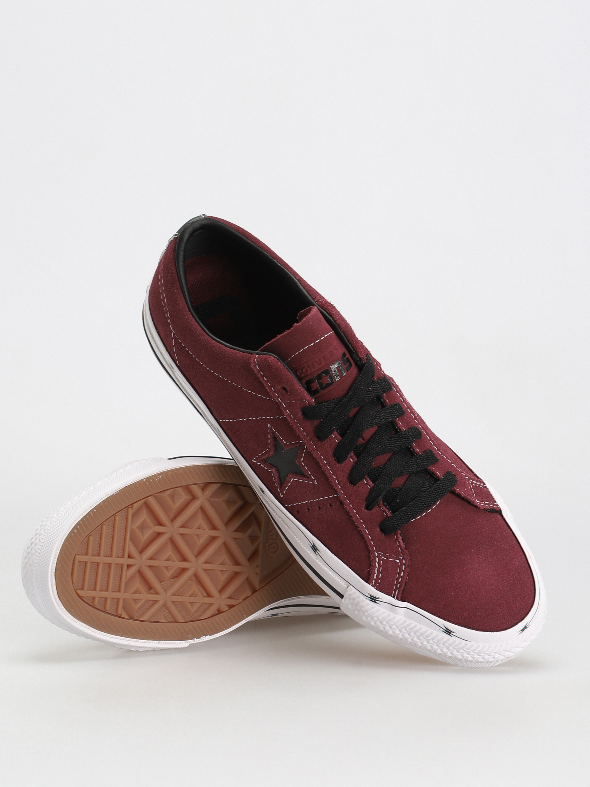 Converse One Star Pro OX Cipők (deep bordeaux/black)
