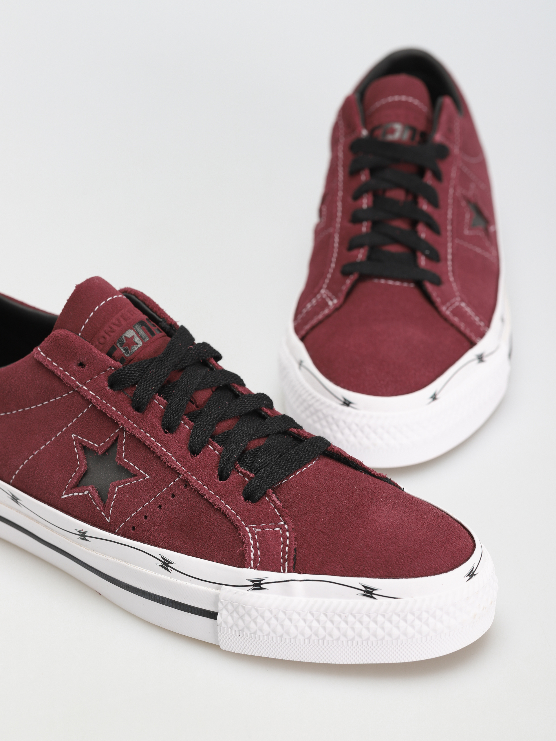 Converse One Star Pro OX Cipők (deep bordeaux/black)