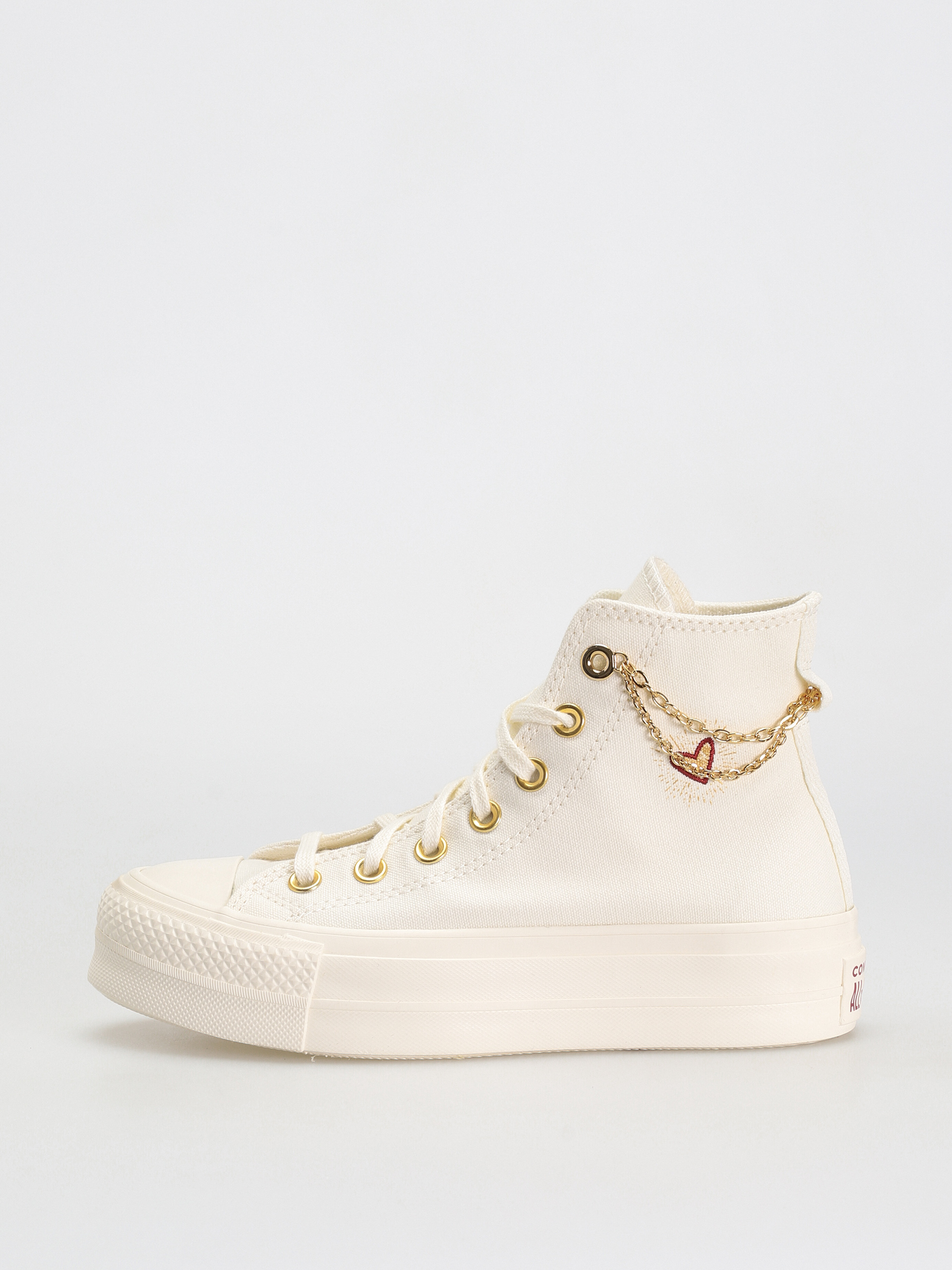 Converse Chuck Taylor All Star Lift Hi Tornacipők Wmn (egret/thriftyshop yellow)