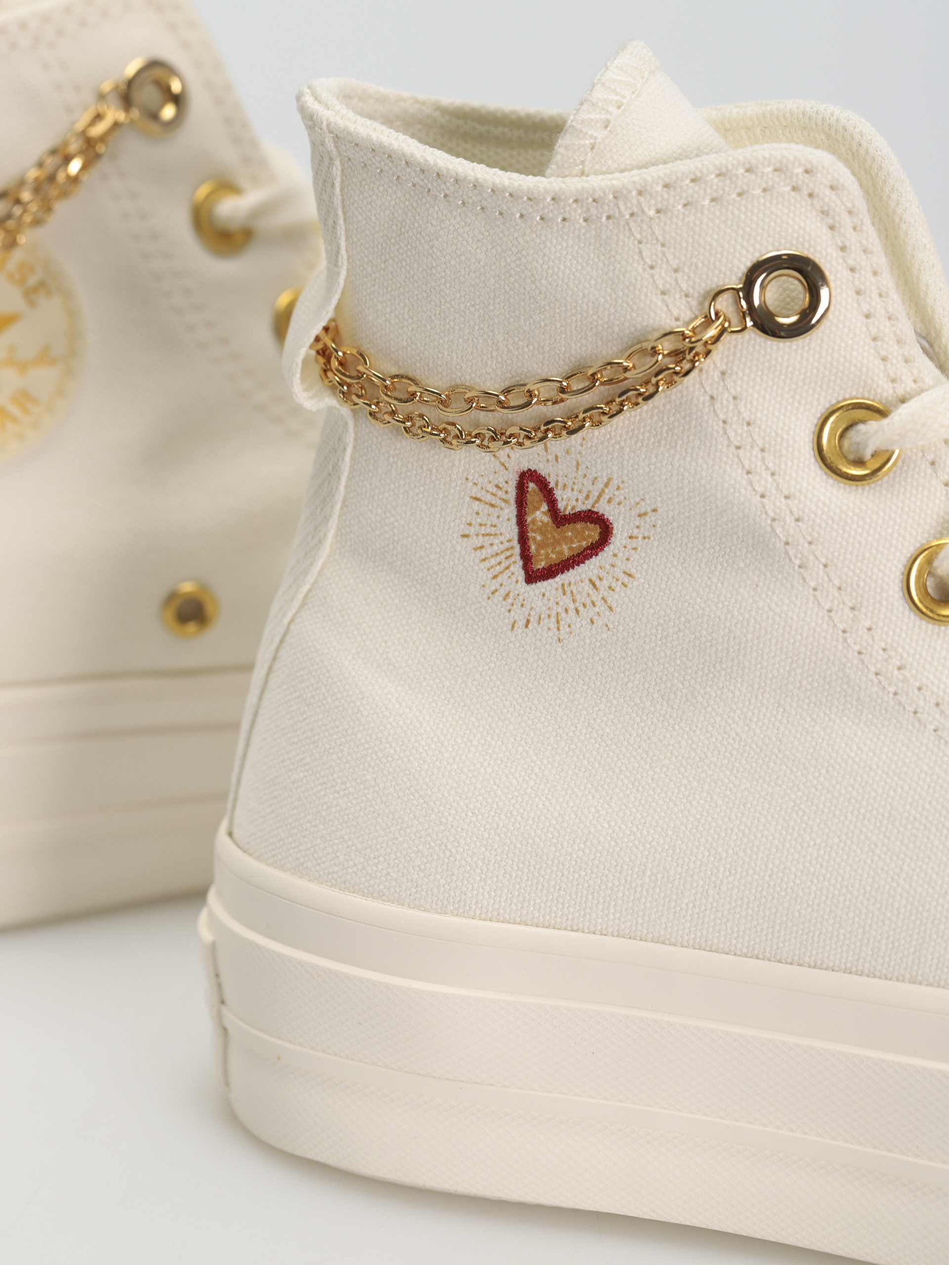 Converse Chuck Taylor All Star Lift Hi Tornacipők Wmn (egret/thriftyshop yellow)