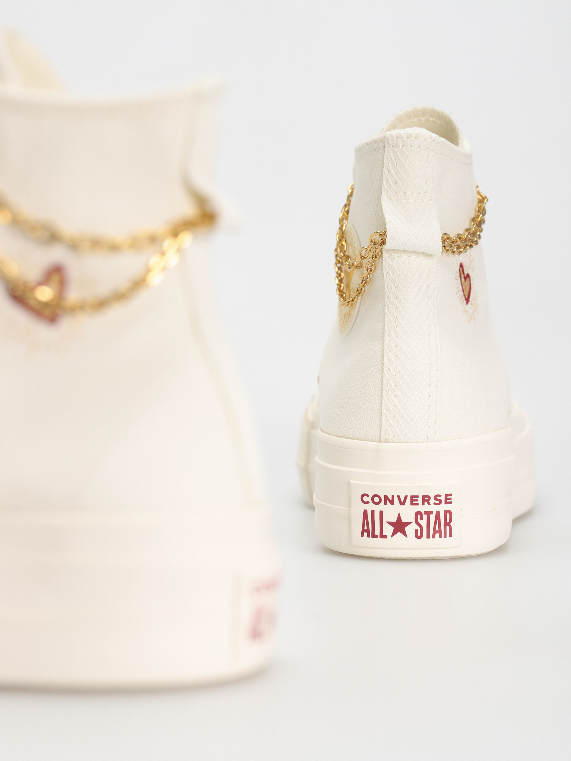 Converse Chuck Taylor All Star Lift Hi Tornacipők Wmn (egret/thriftyshop yellow)