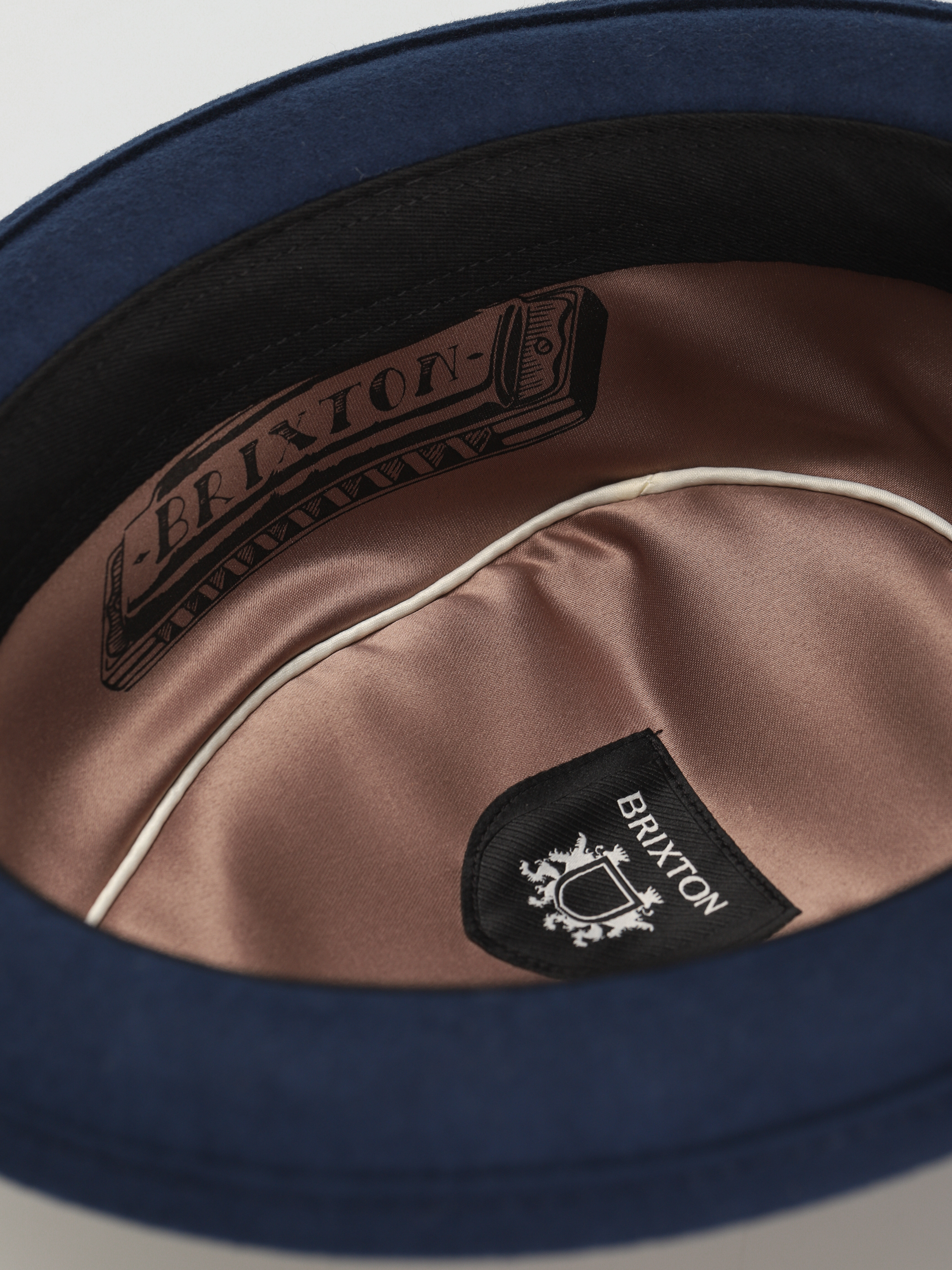 Brixton Stout Pork Pie Kalap (washed navy/bronze)