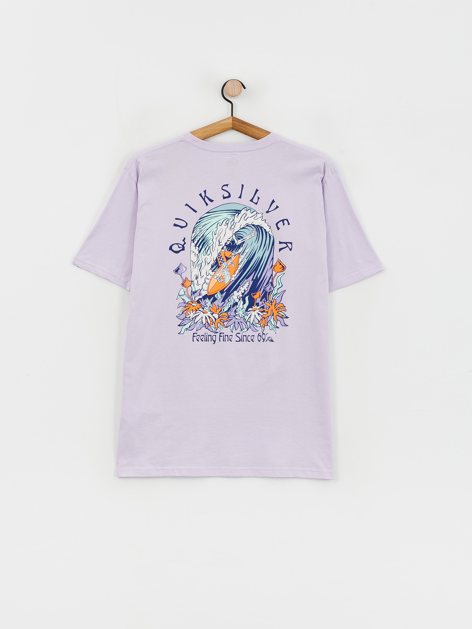 Quiksilver Original Barrel póló (pastel lilac)