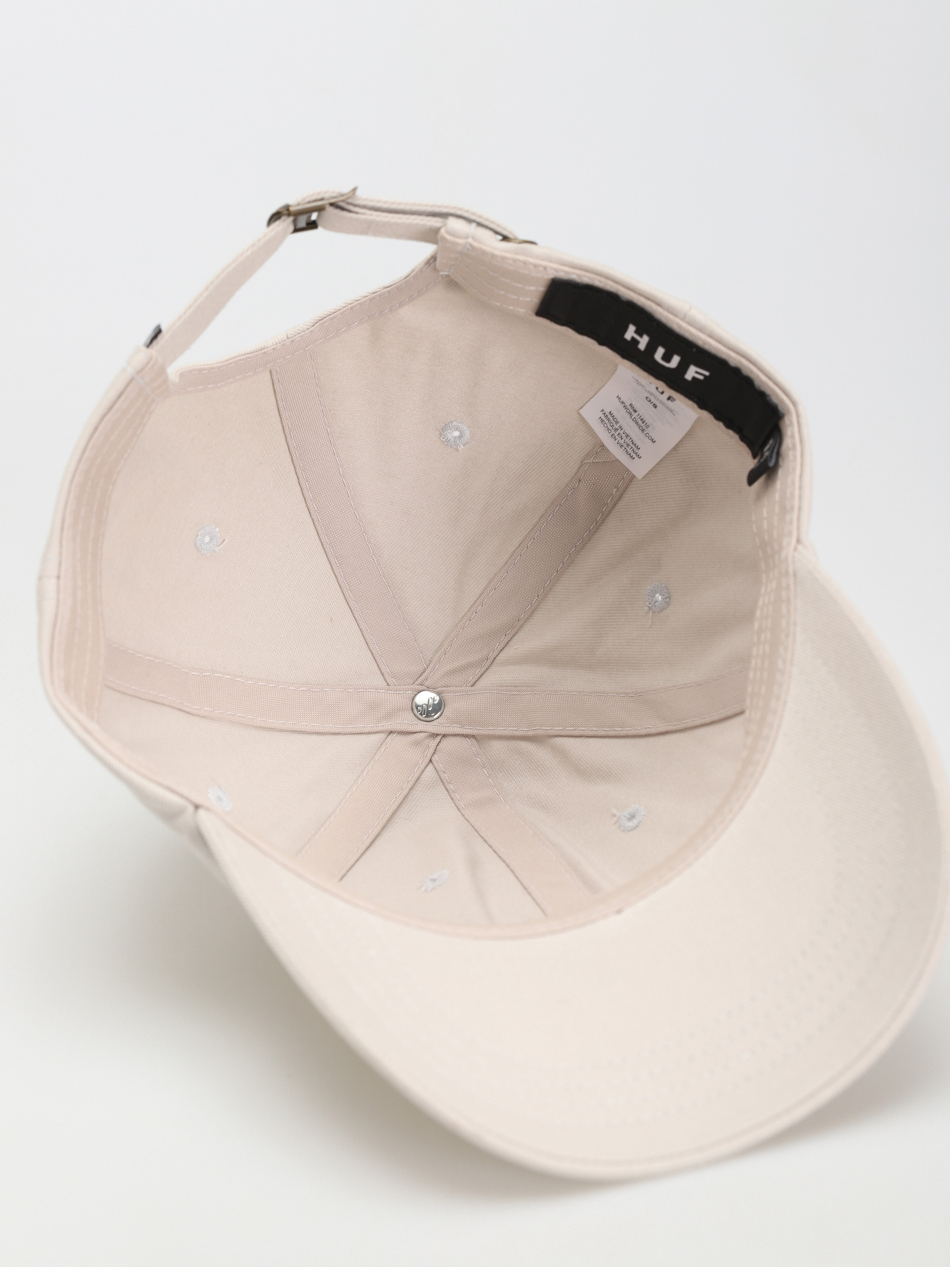 HUF Og Curved Visor 6 Panel Baseball sapka (cream)