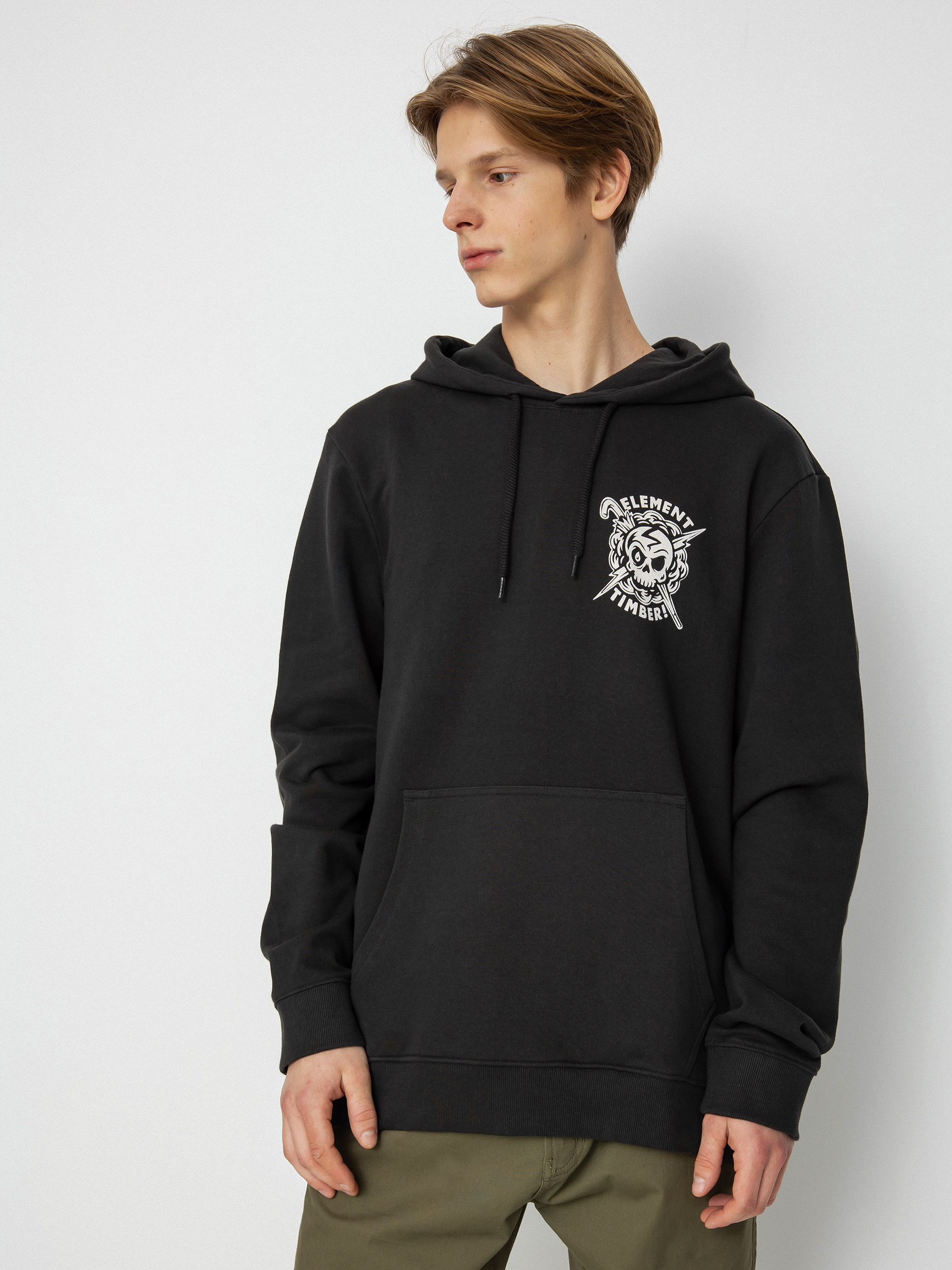 Element Passenger HD Kapucnis pulóver (off black)