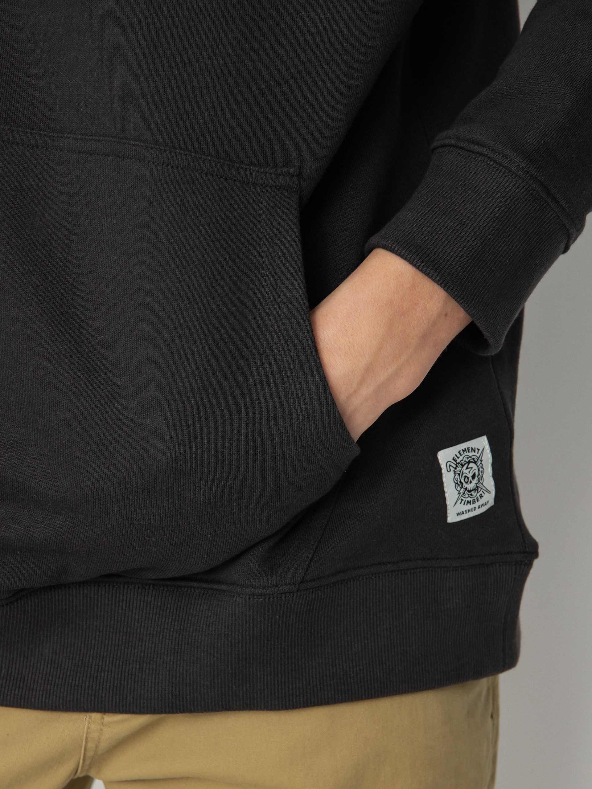 Element Angry Clouds HD Kapucnis pulóver (off black)