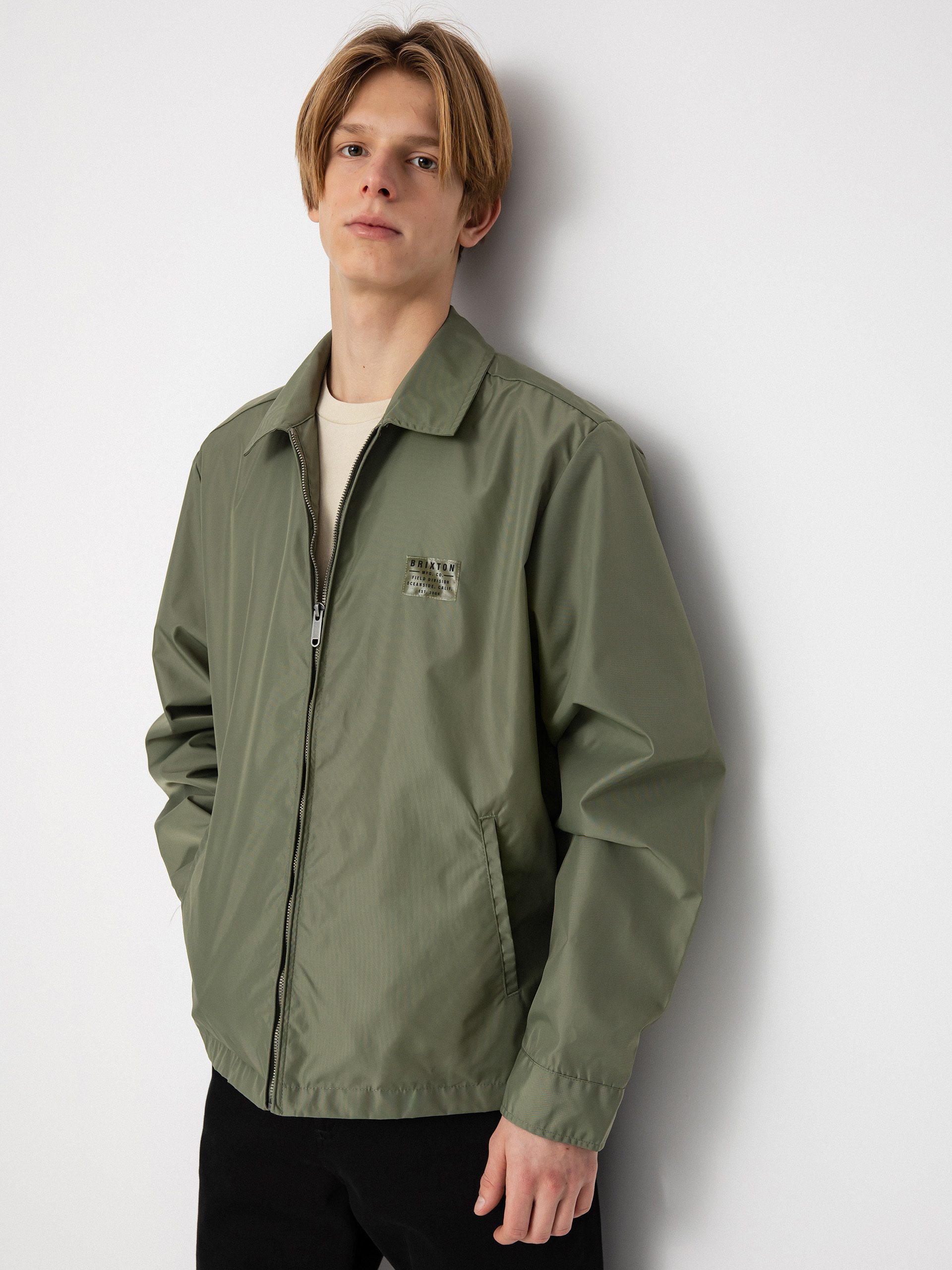 Brixton Utopia Vintage Nylon Dzseki (olive surplus)