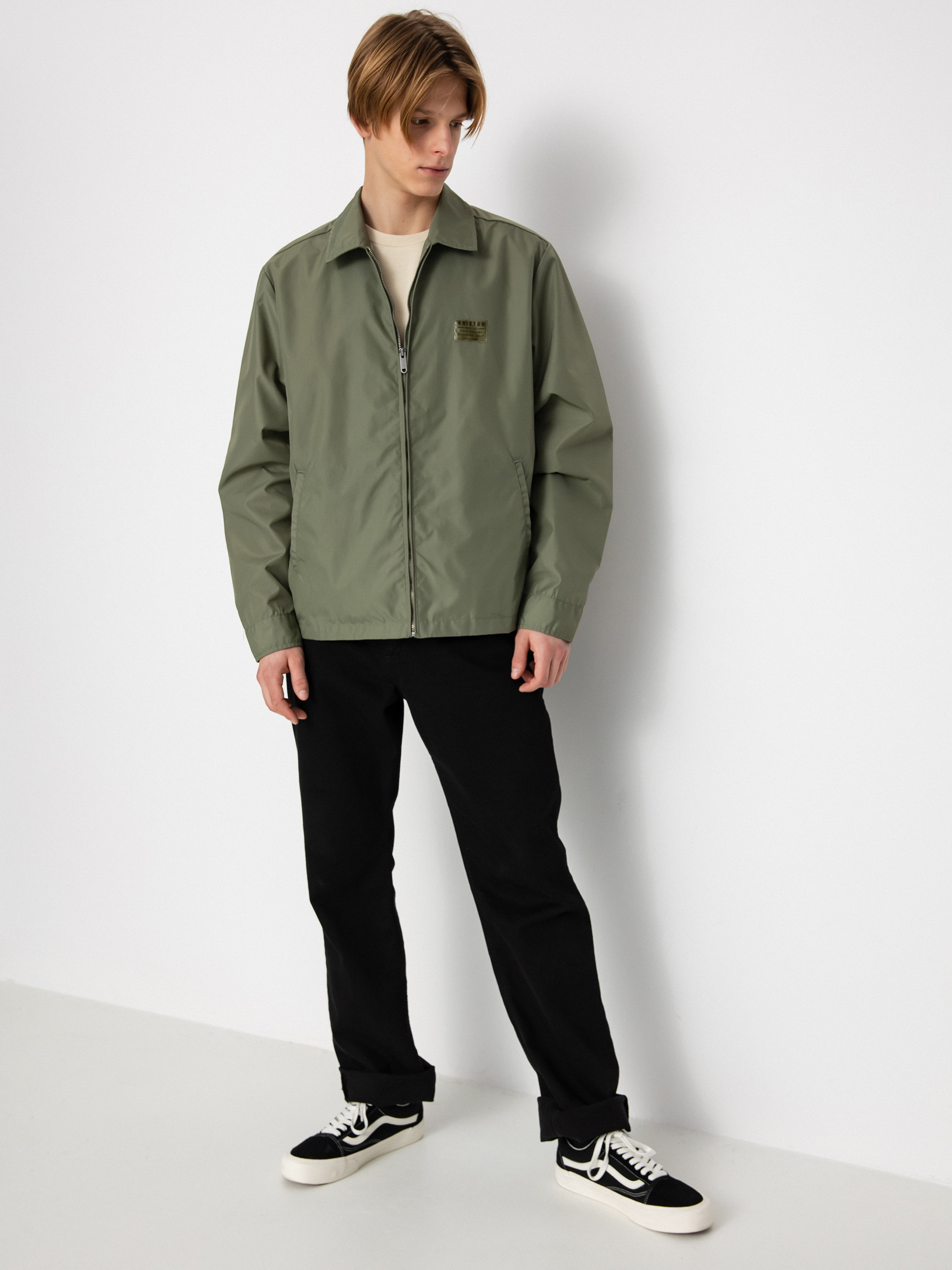 Brixton Utopia Vintage Nylon Dzseki (olive surplus)