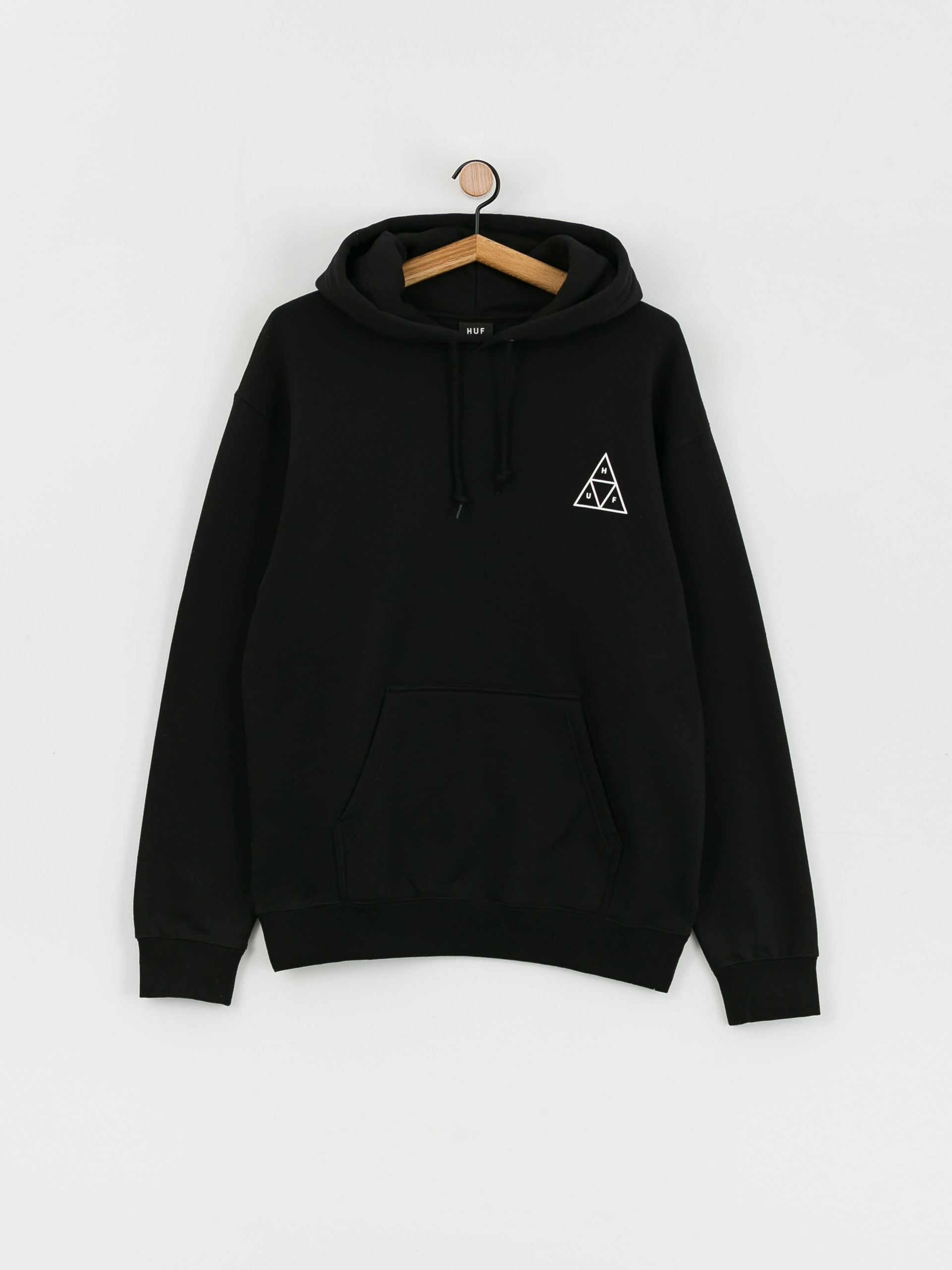 HUF Triple Triangle HD Kapucnis pulóver (black)