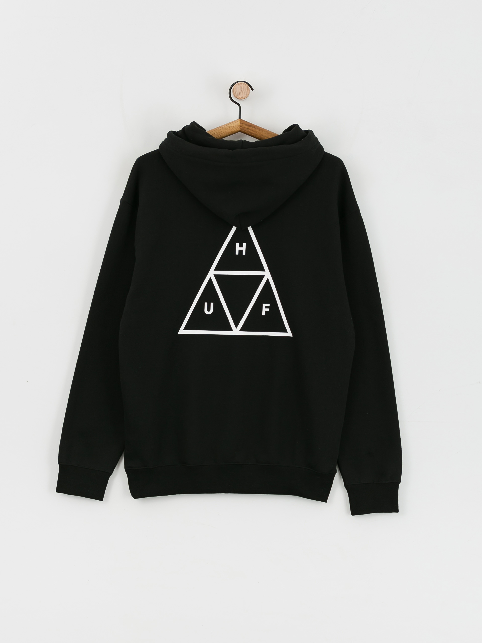 HUF Triple Triangle HD Kapucnis pulóver (black)