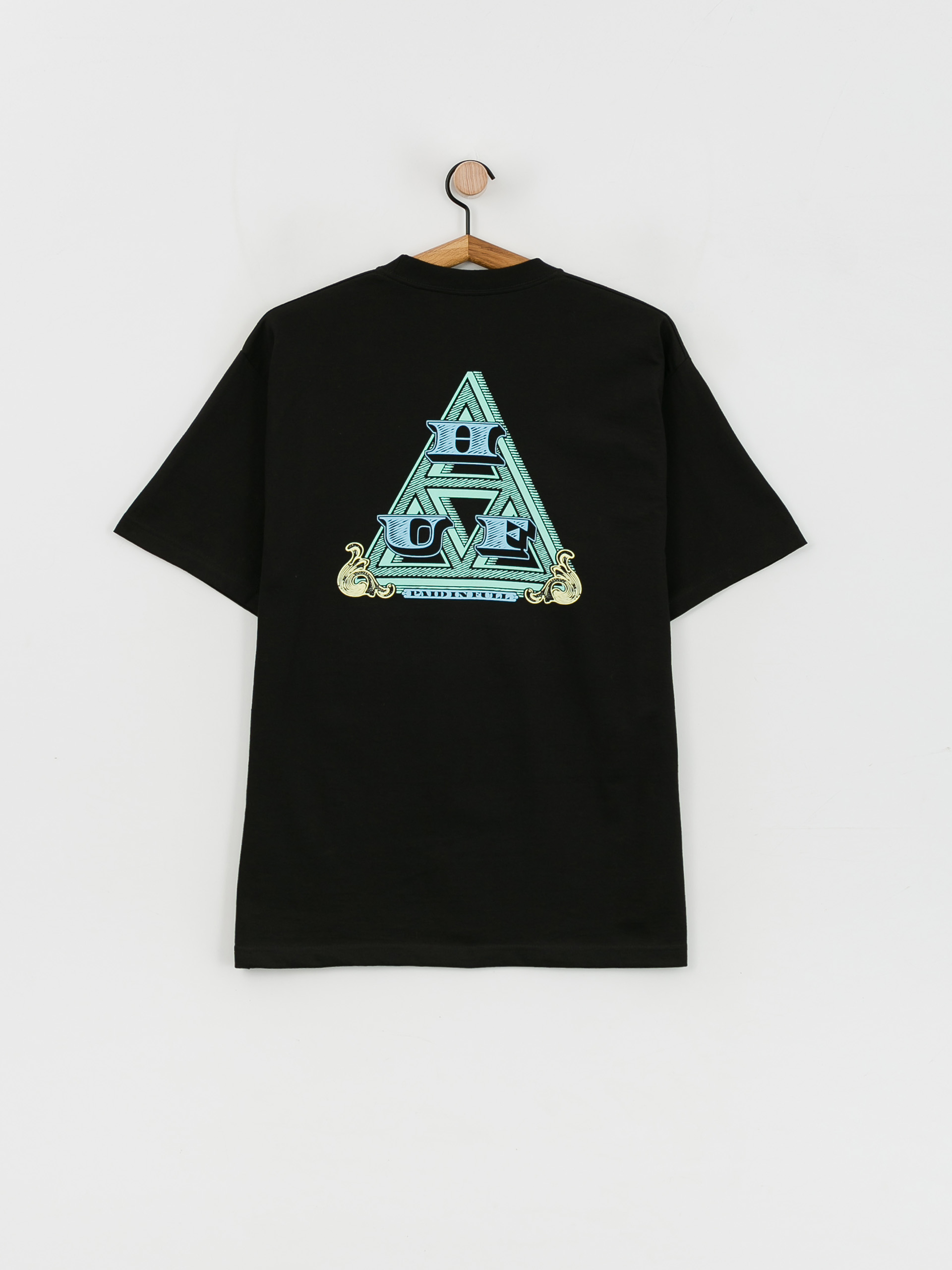 HUF Paid In Full póló (black)