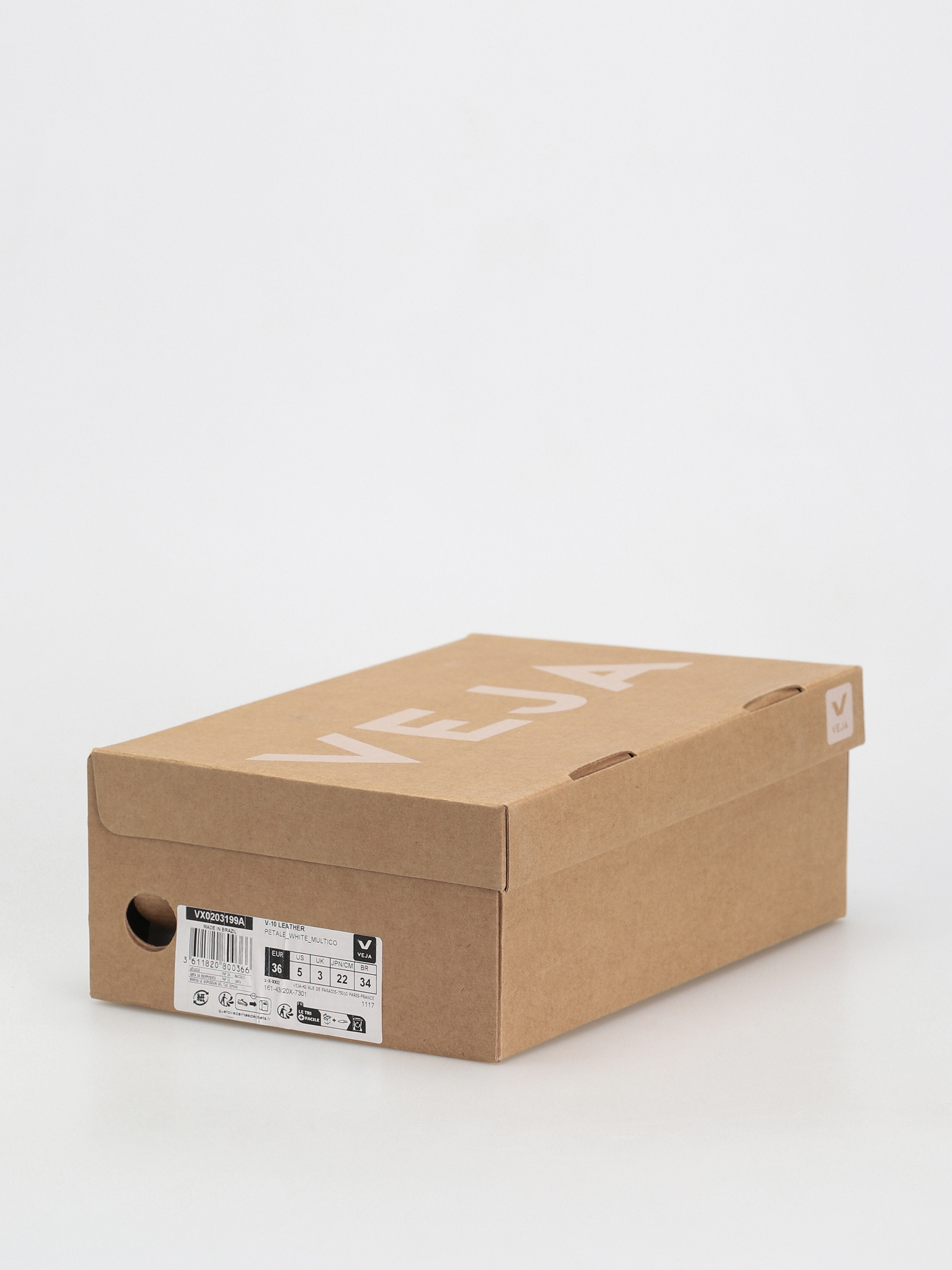 Veja V-10 Cipők Wmn (petale white multico)