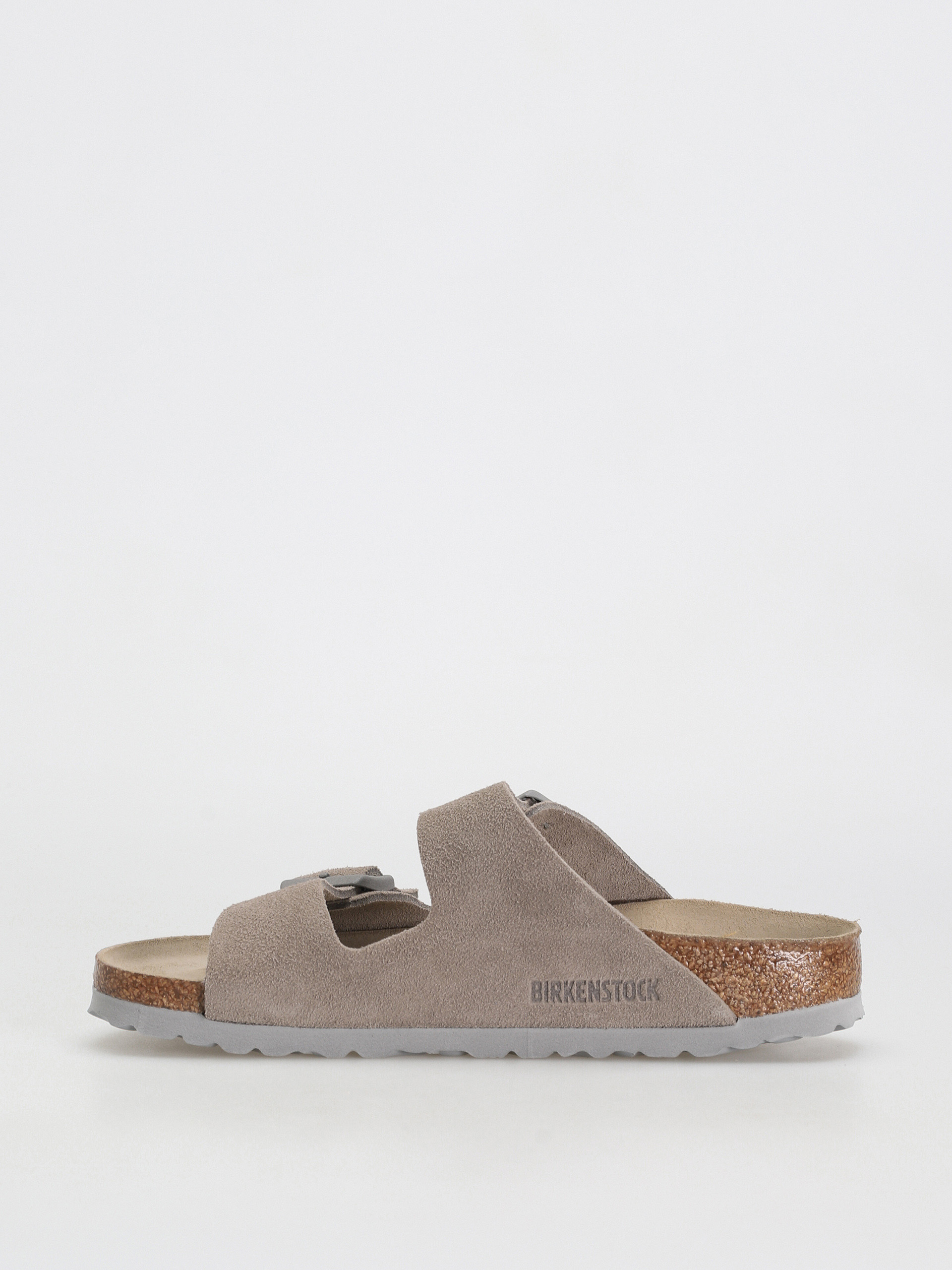 Birkenstock Arizona Suede Narrow Flip-flop papucsok Wmn (stone coin)