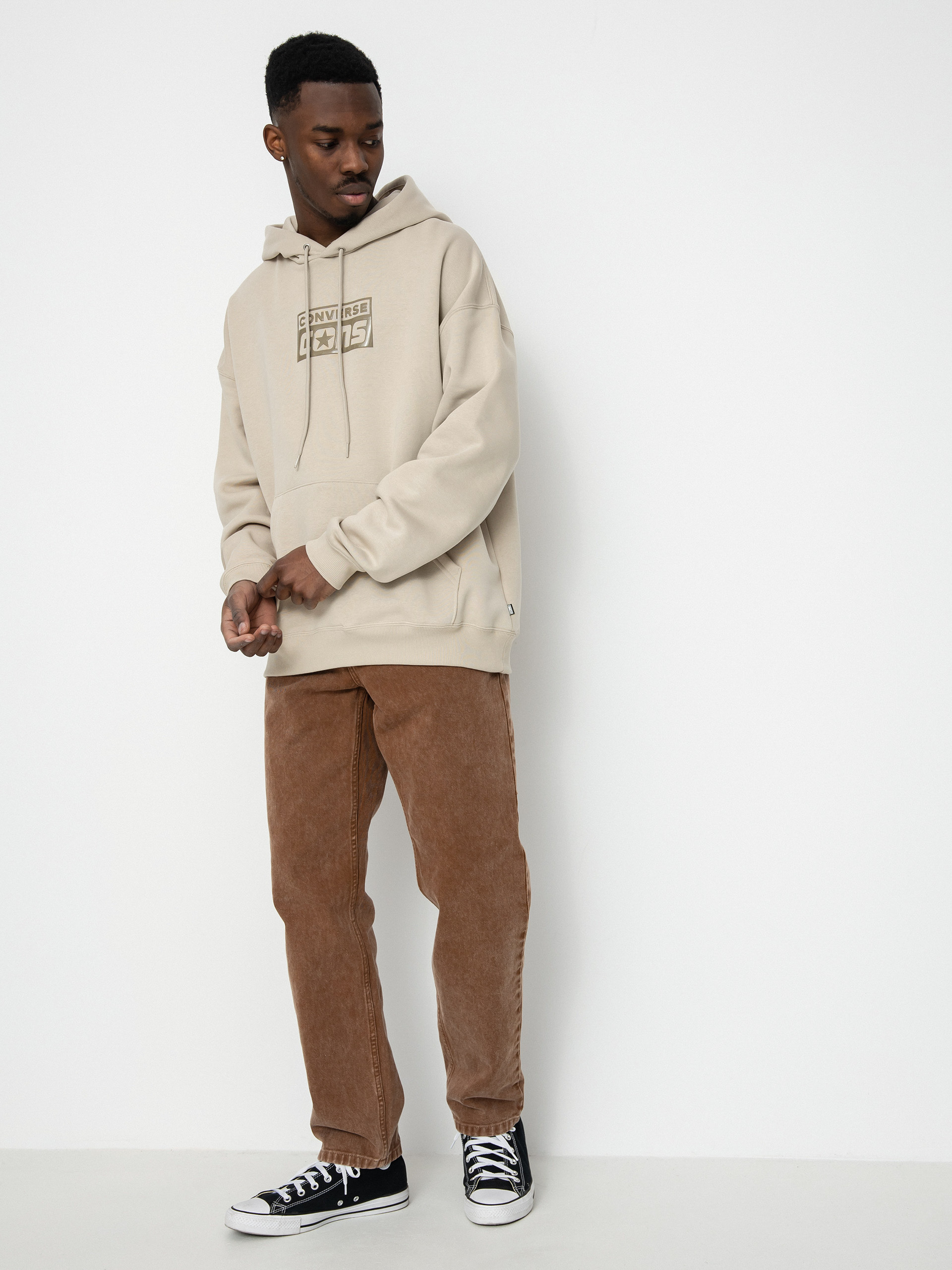 Converse Cons HD Kapucnis pulóver (beach stone)