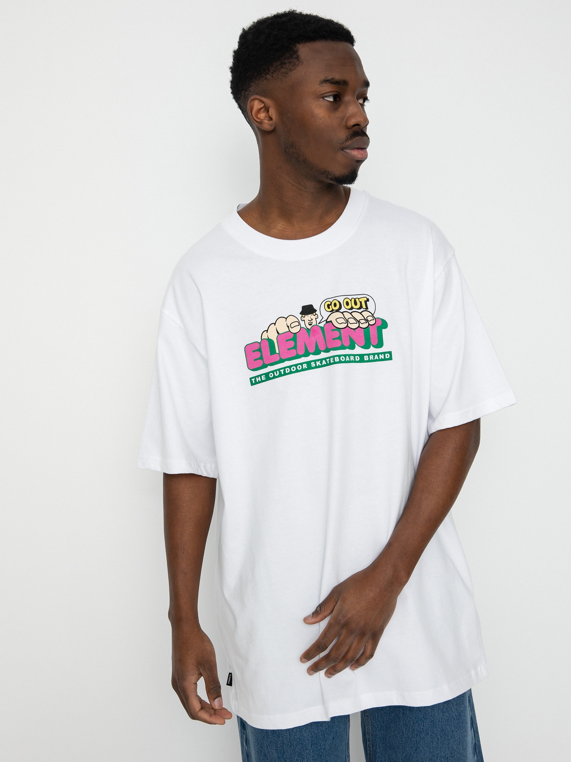 Element Go Out póló (optic white)