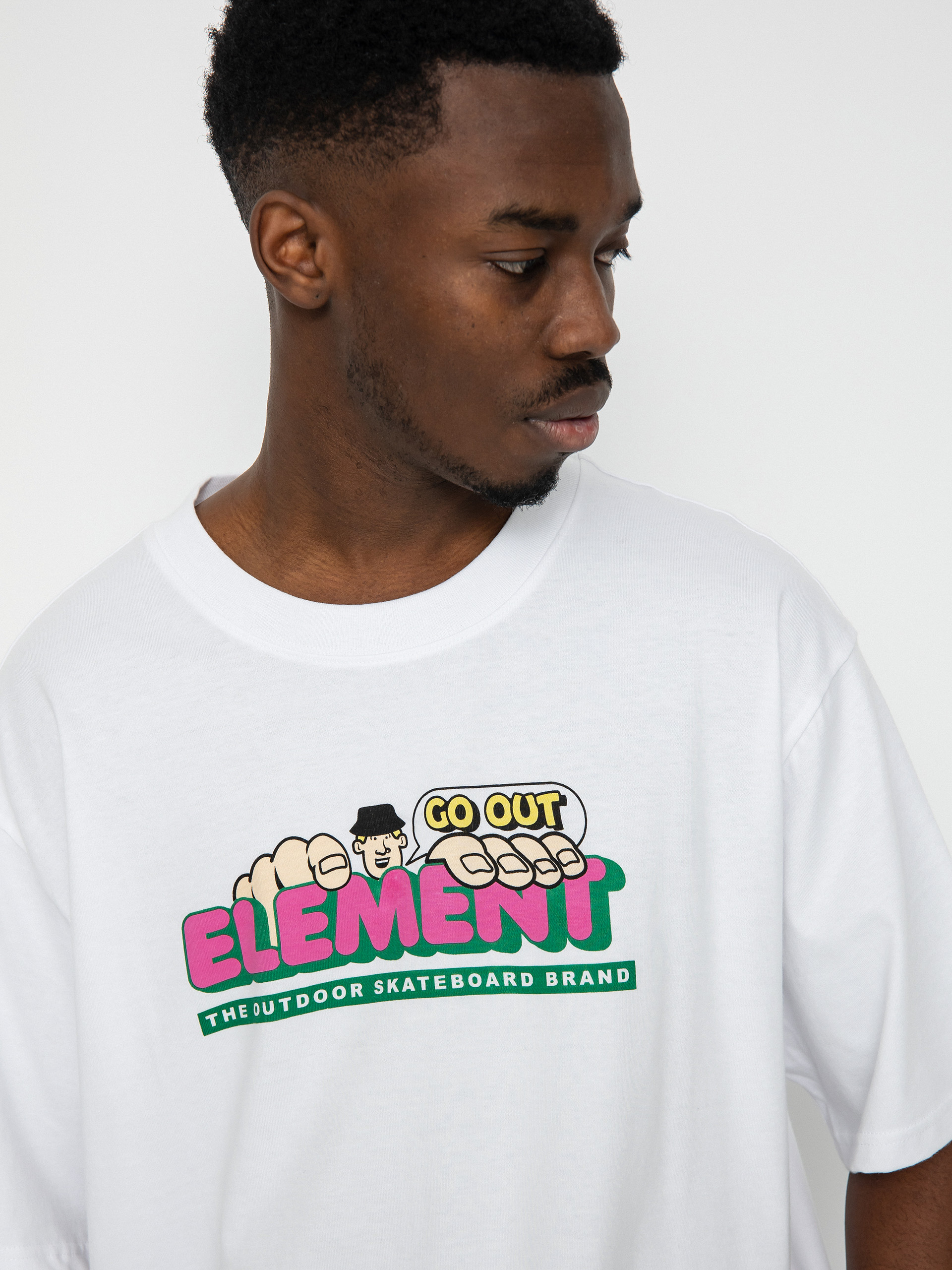 Element Go Out póló (optic white)