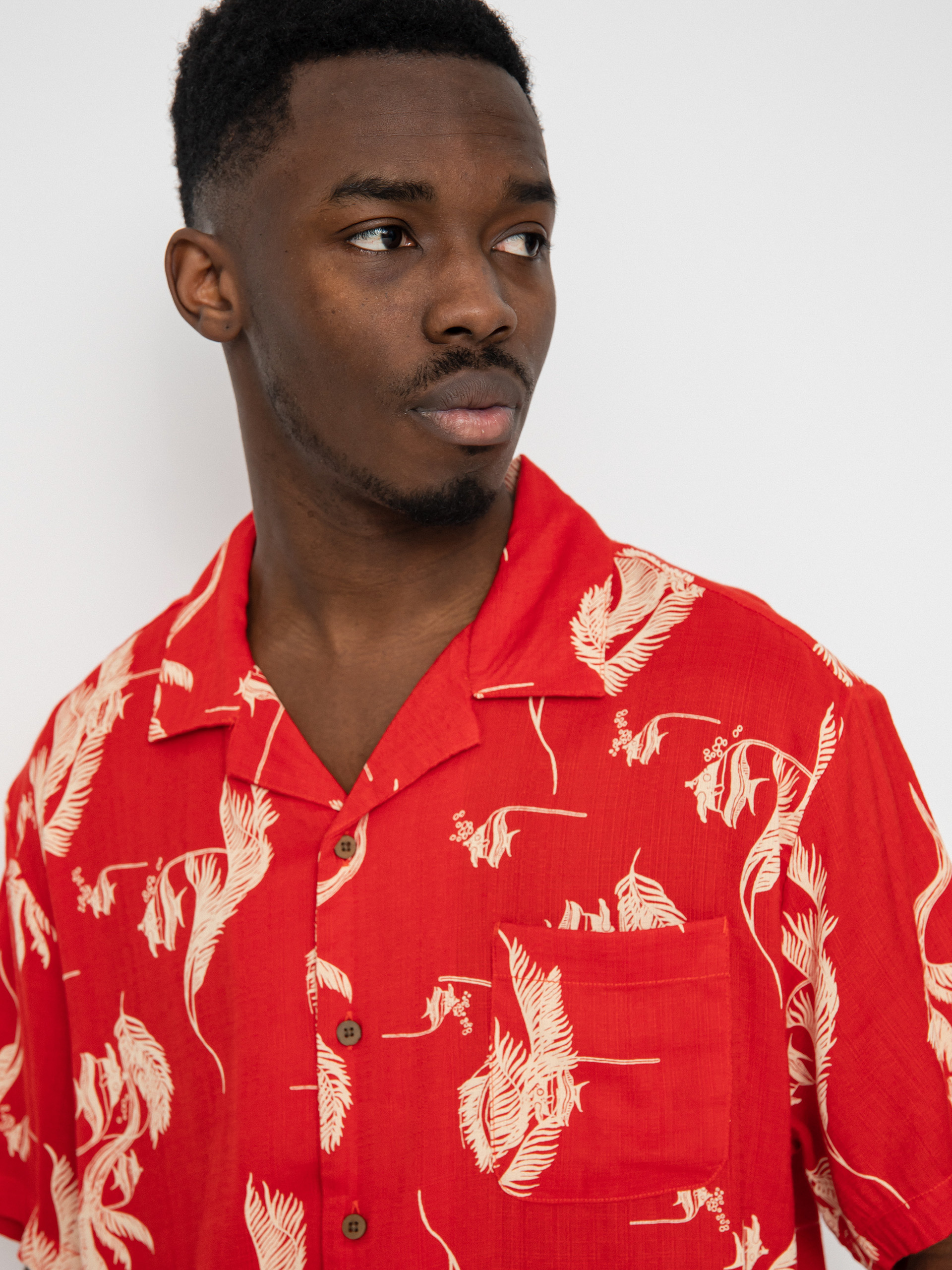 Brixton Bunker Slub Ing (aloha red/white/coconut)