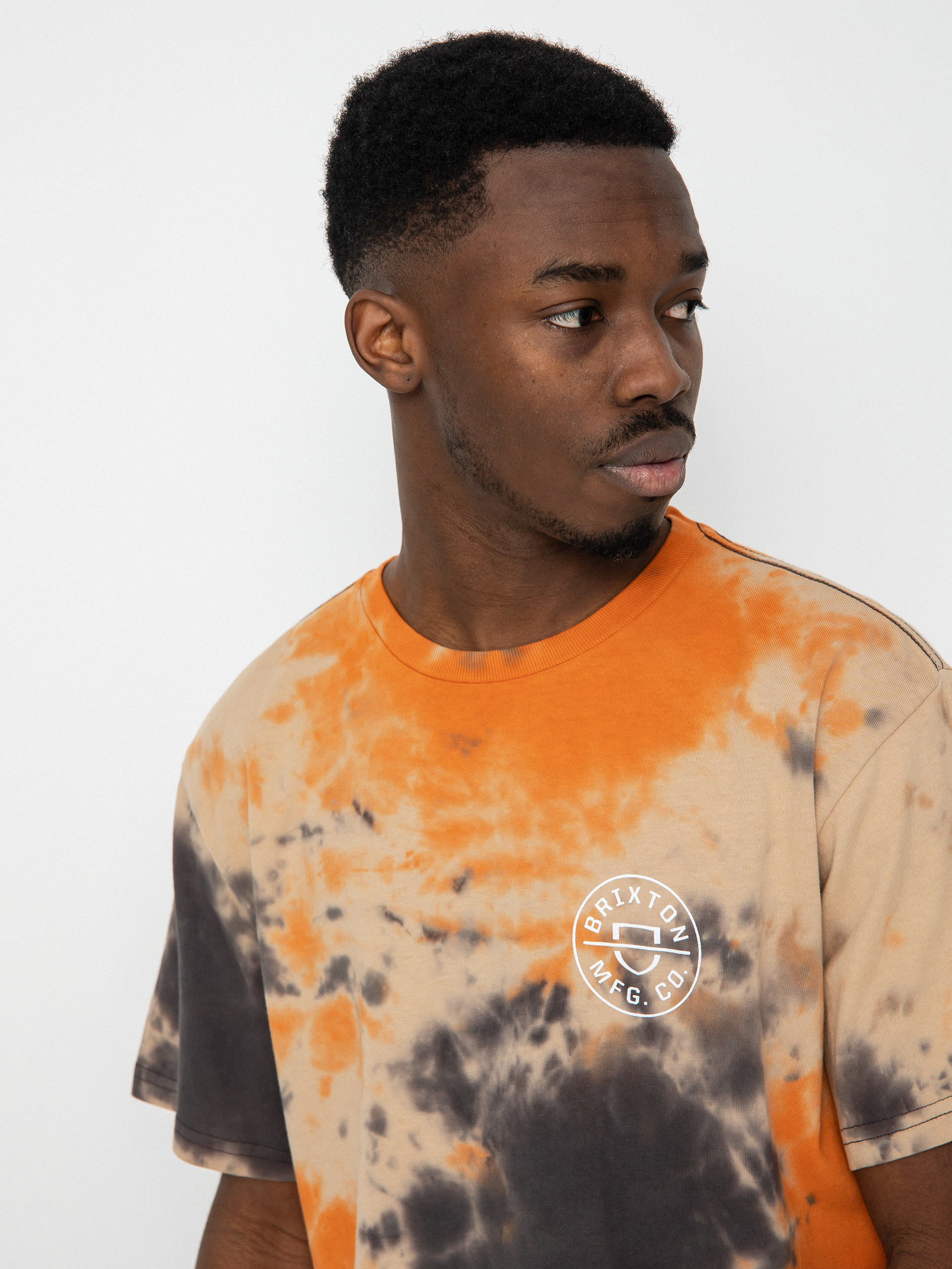 Brixton Crest II póló (sand/paradise orange/washed bl)