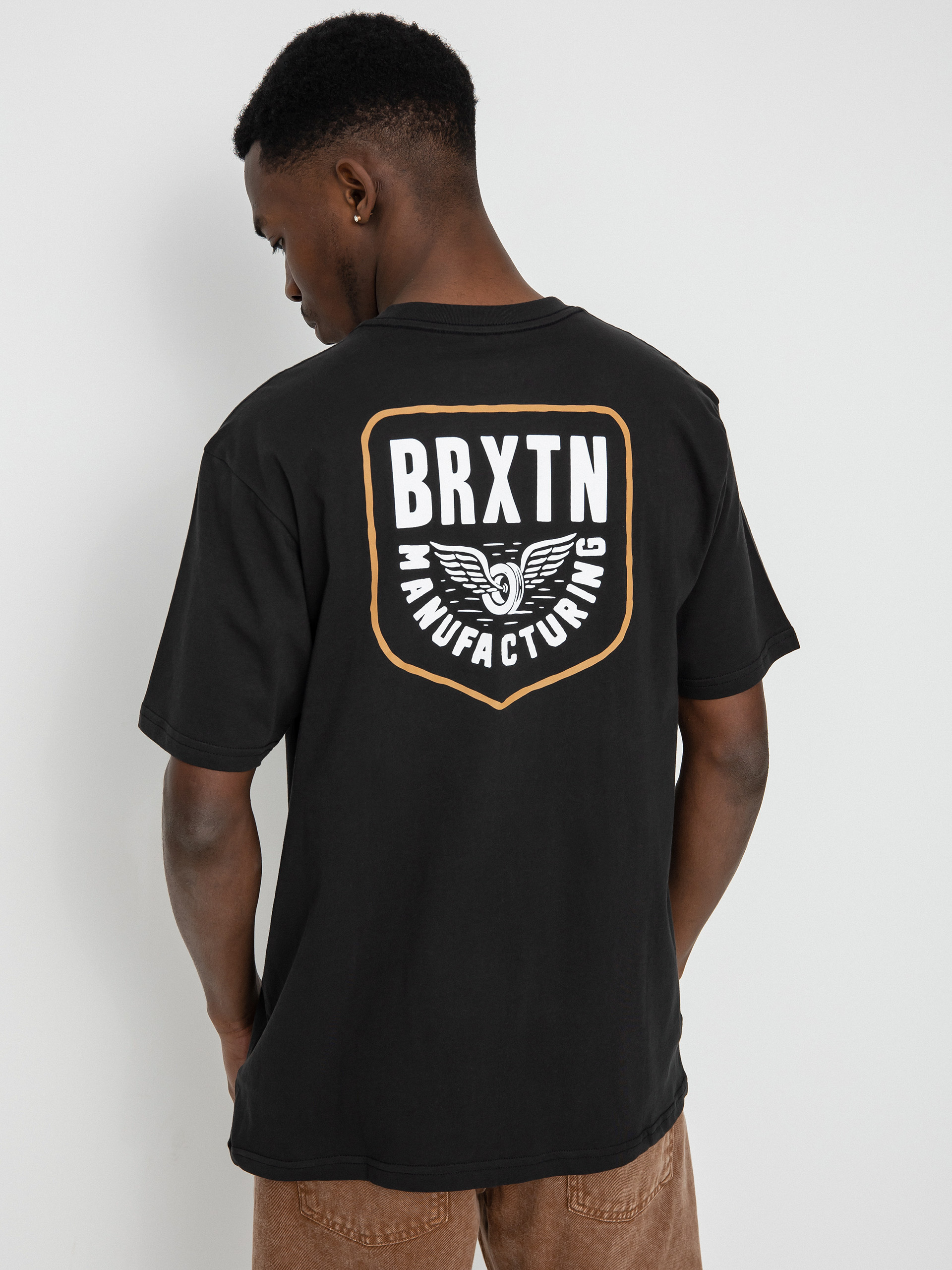 Brixton Grantly Tlrt póló (black)
