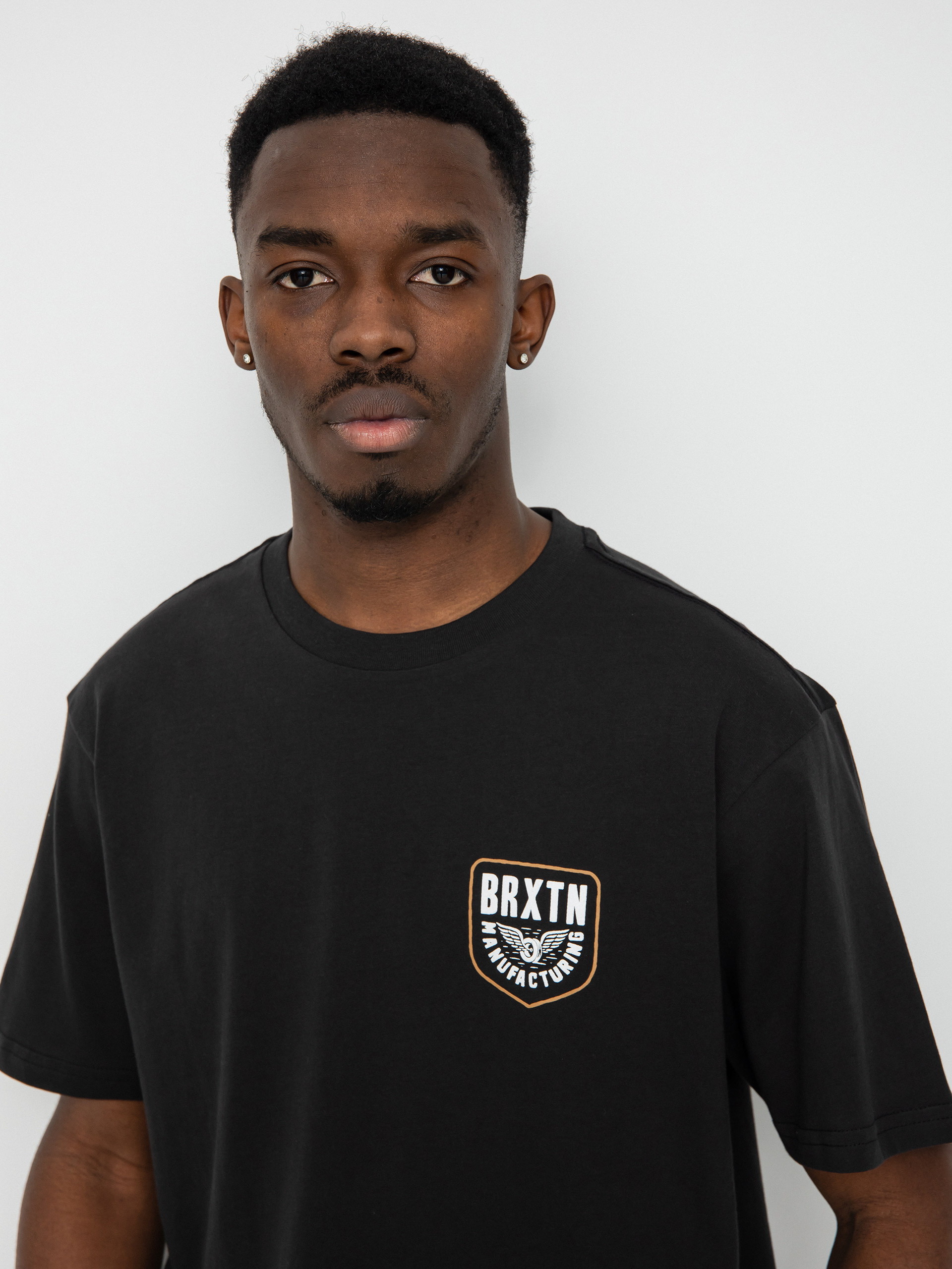 Brixton Grantly Tlrt póló (black)