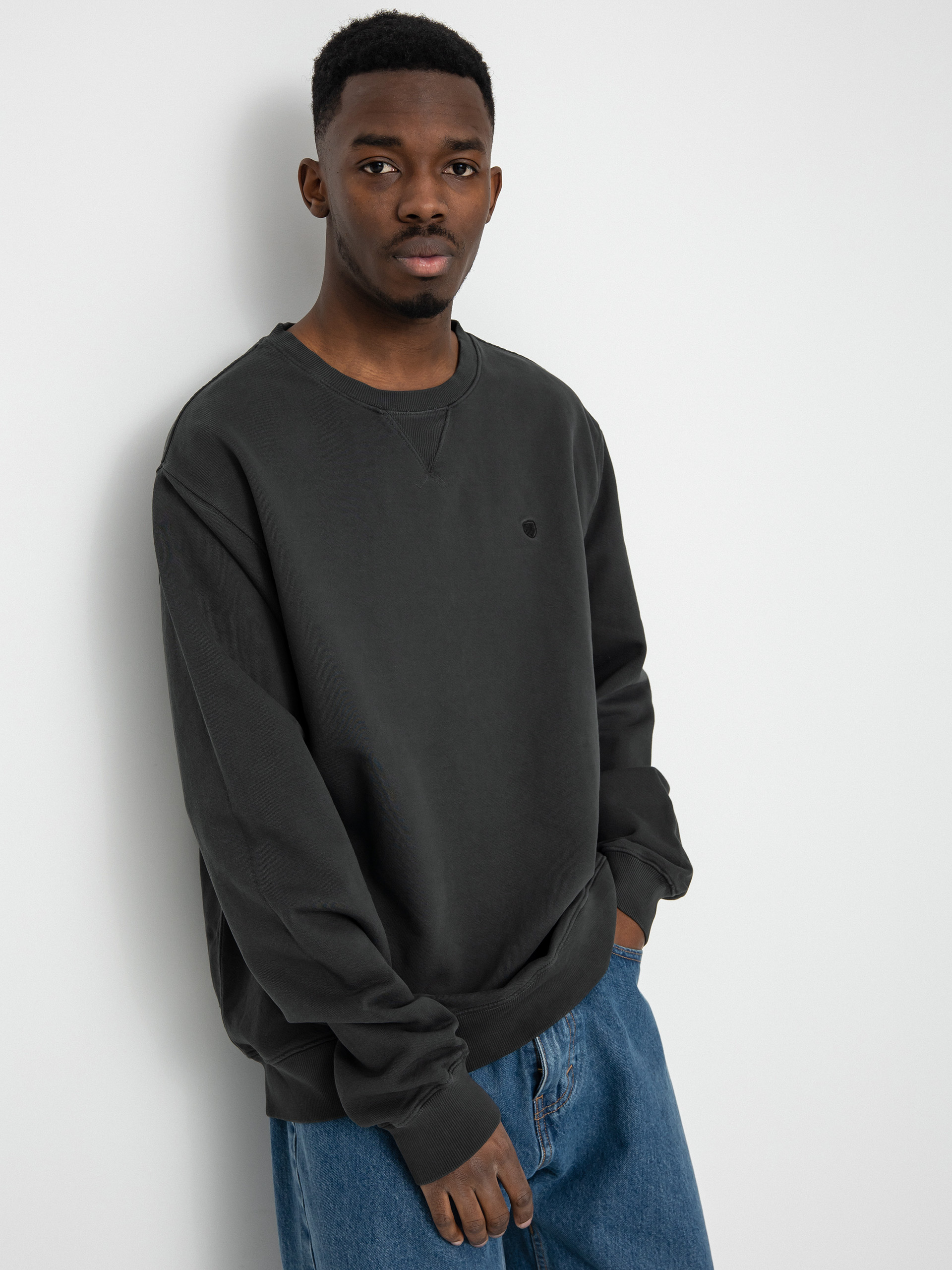 Brixton Vintage Reserve Pulóver (black vintage wash)