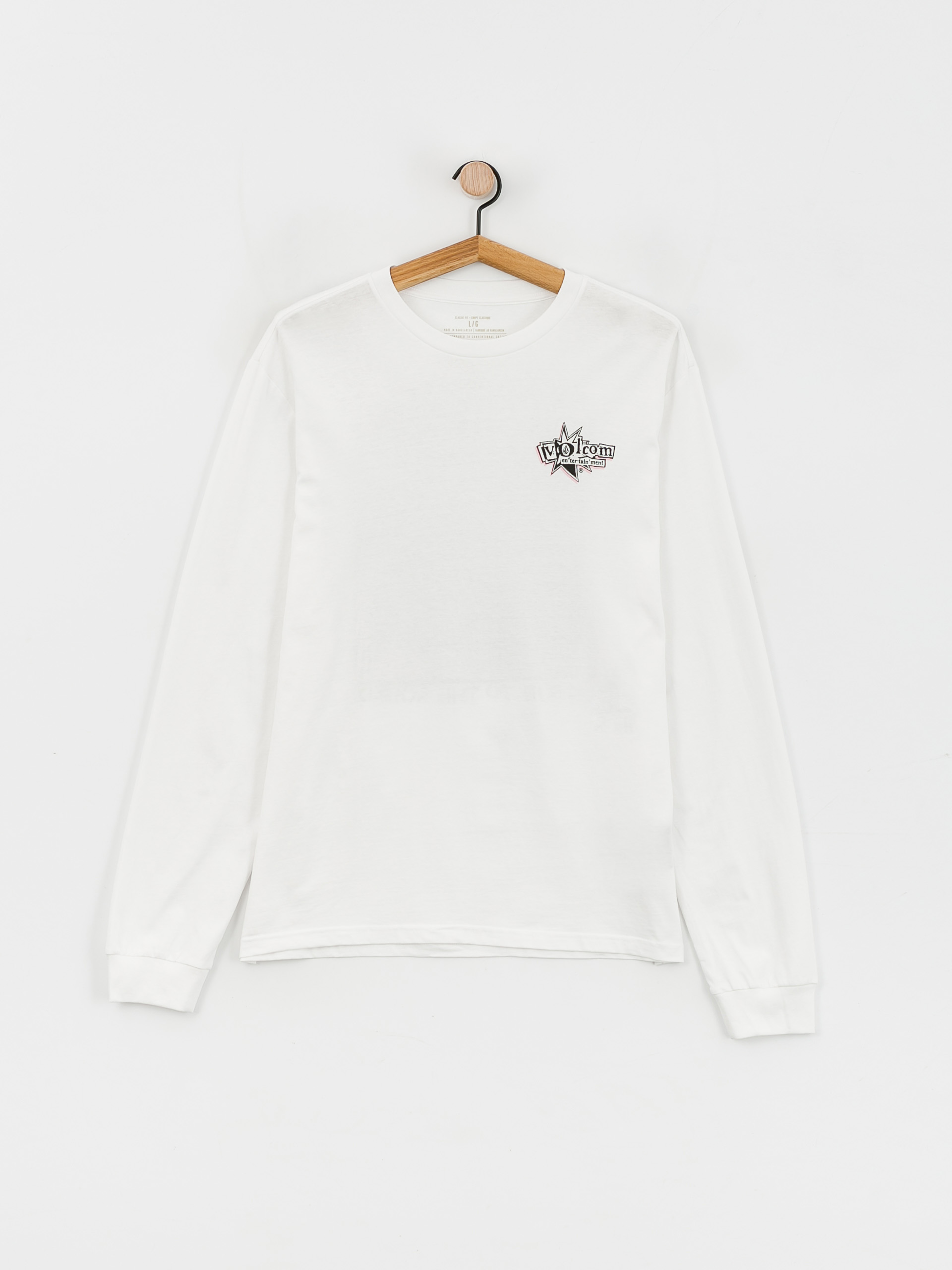 Volcom V Ent Lp Hosszú ujjú felső (white)