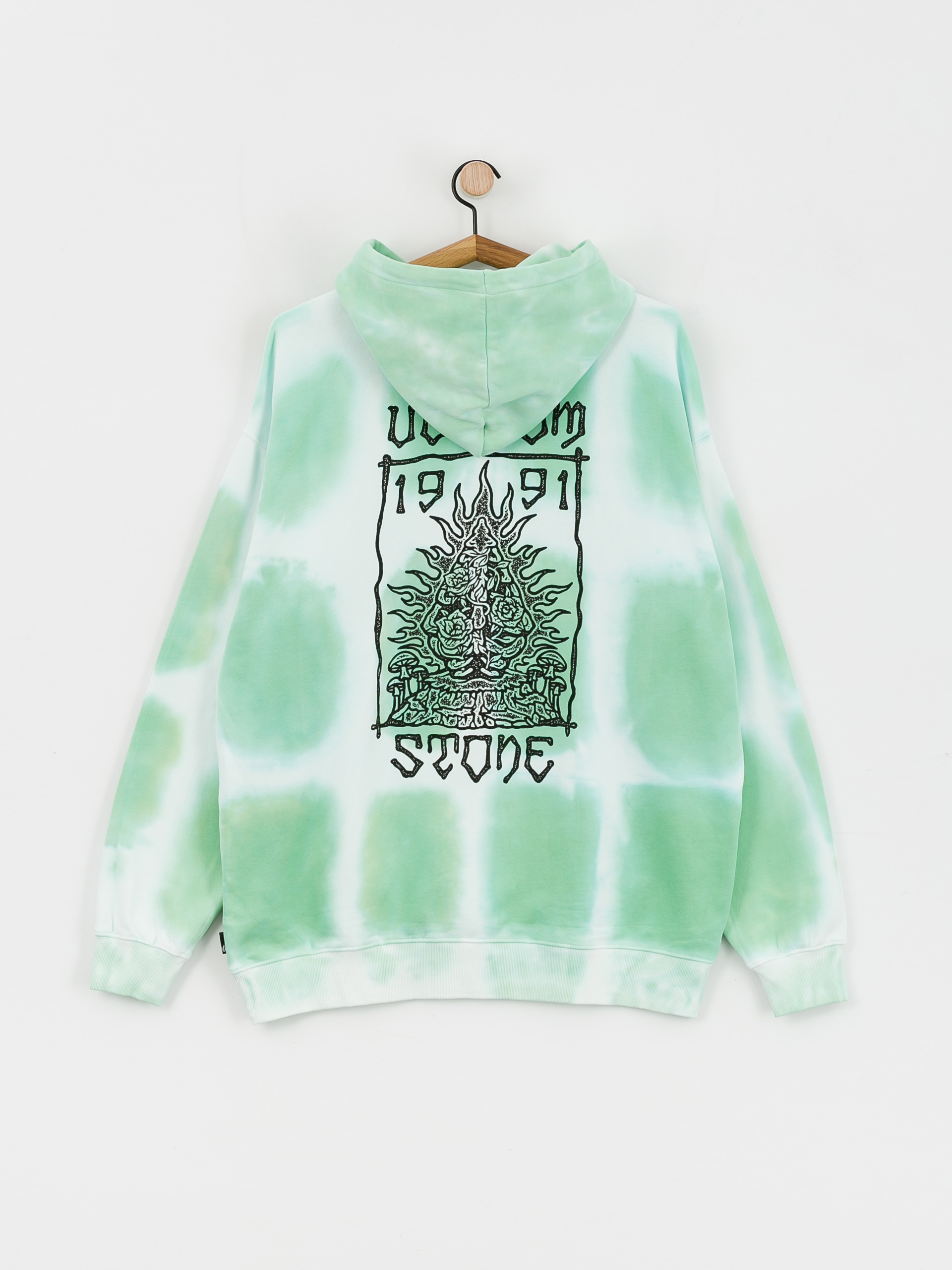 Volcom Trippin Dye HD Kapucnis pulóver (bottle green)