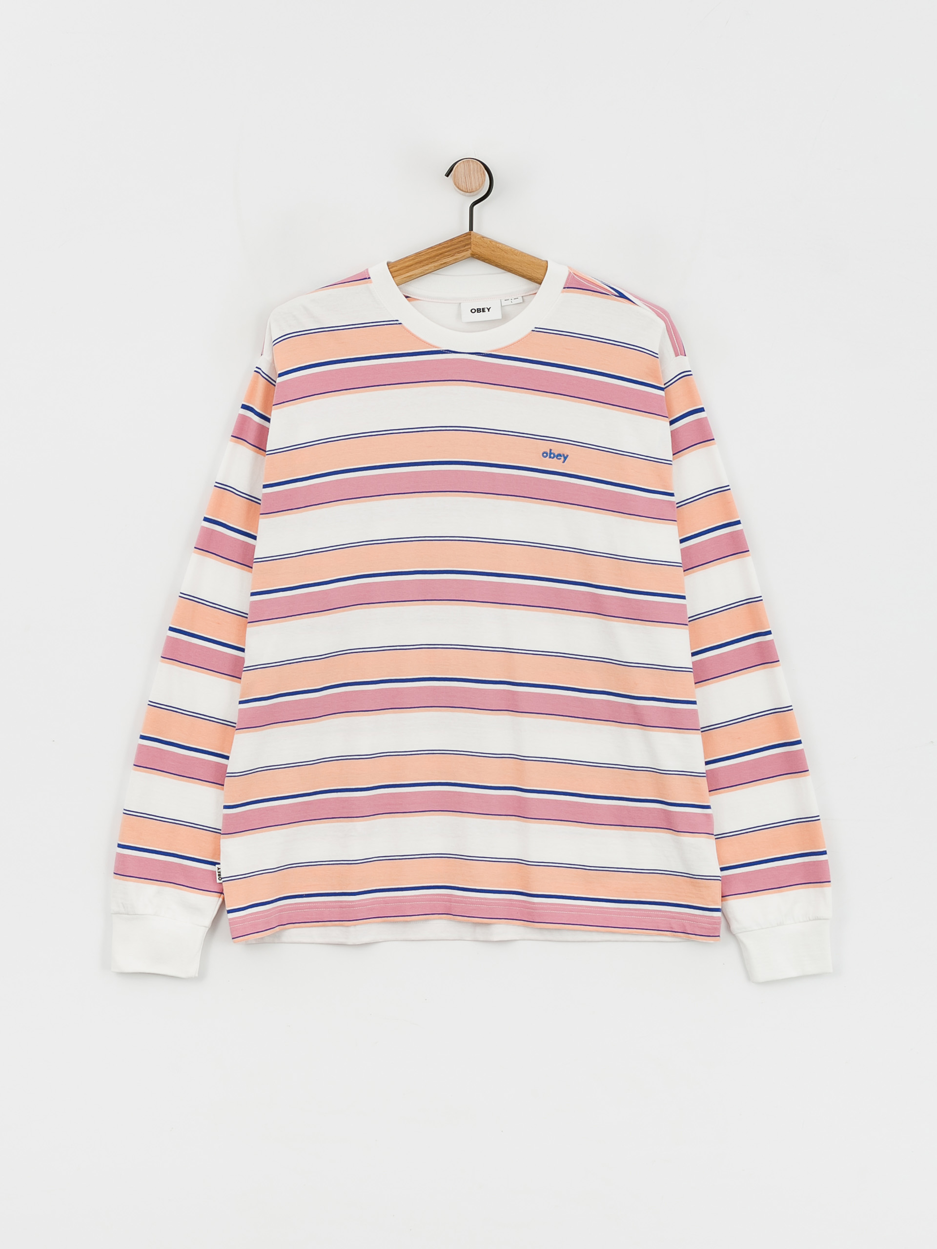 OBEY Direct Hosszú ujjú felső (white multi)