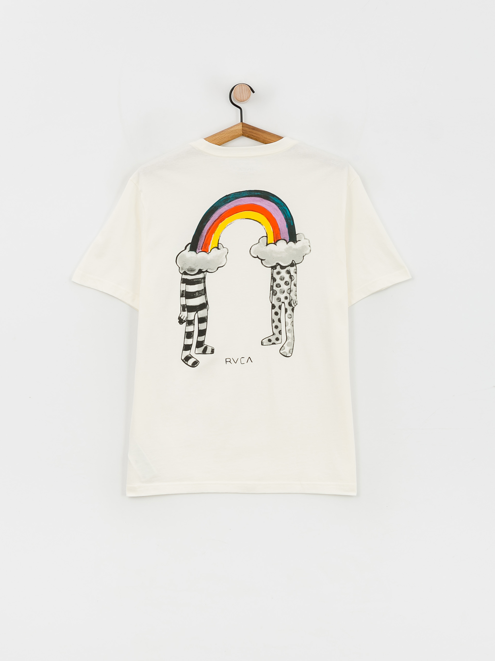 RVCA Rainbow Connection póló (antique white)
