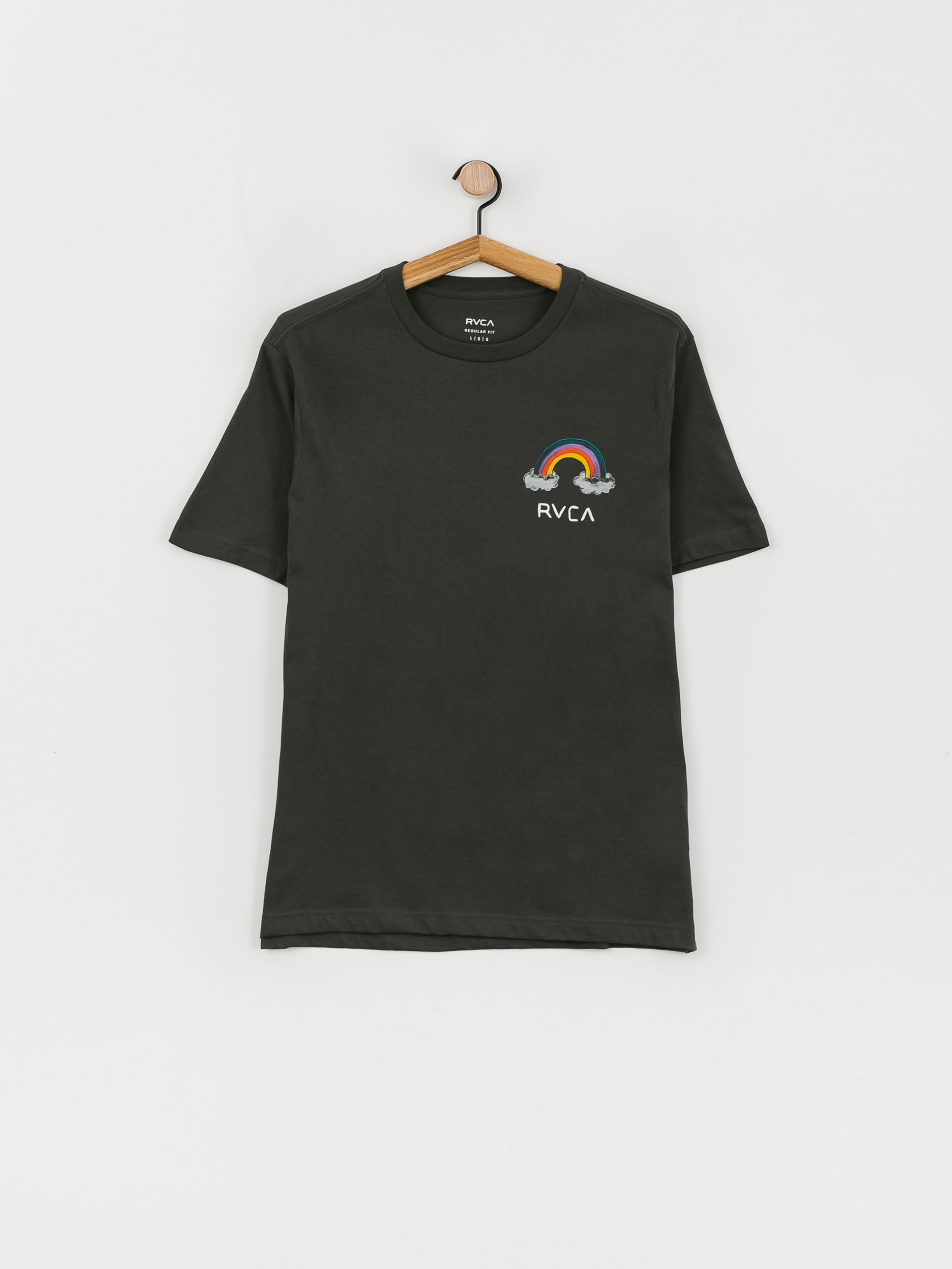 RVCA Rainbow Connection póló (pirate black)