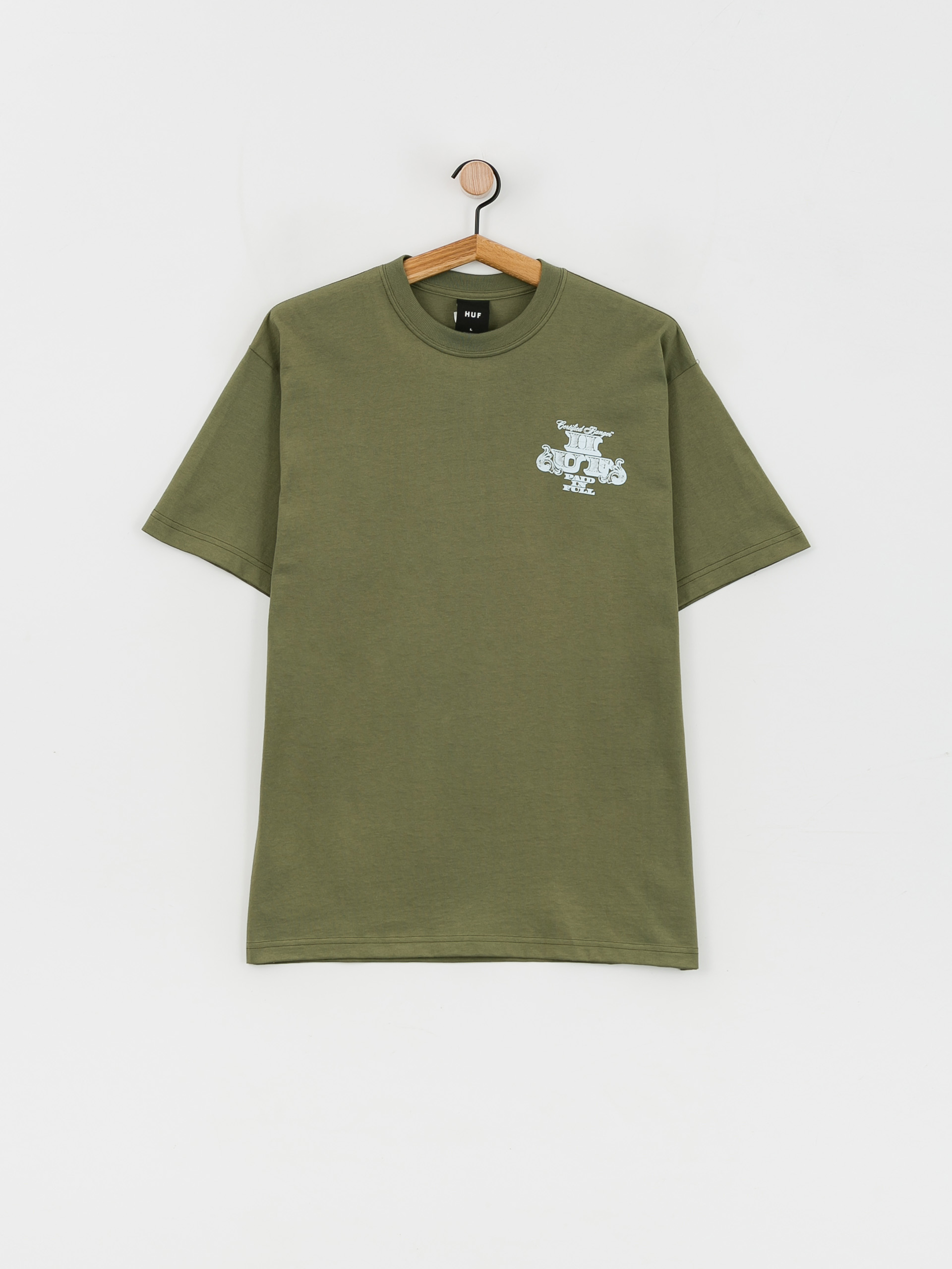 HUF Paid In Full póló (olive)