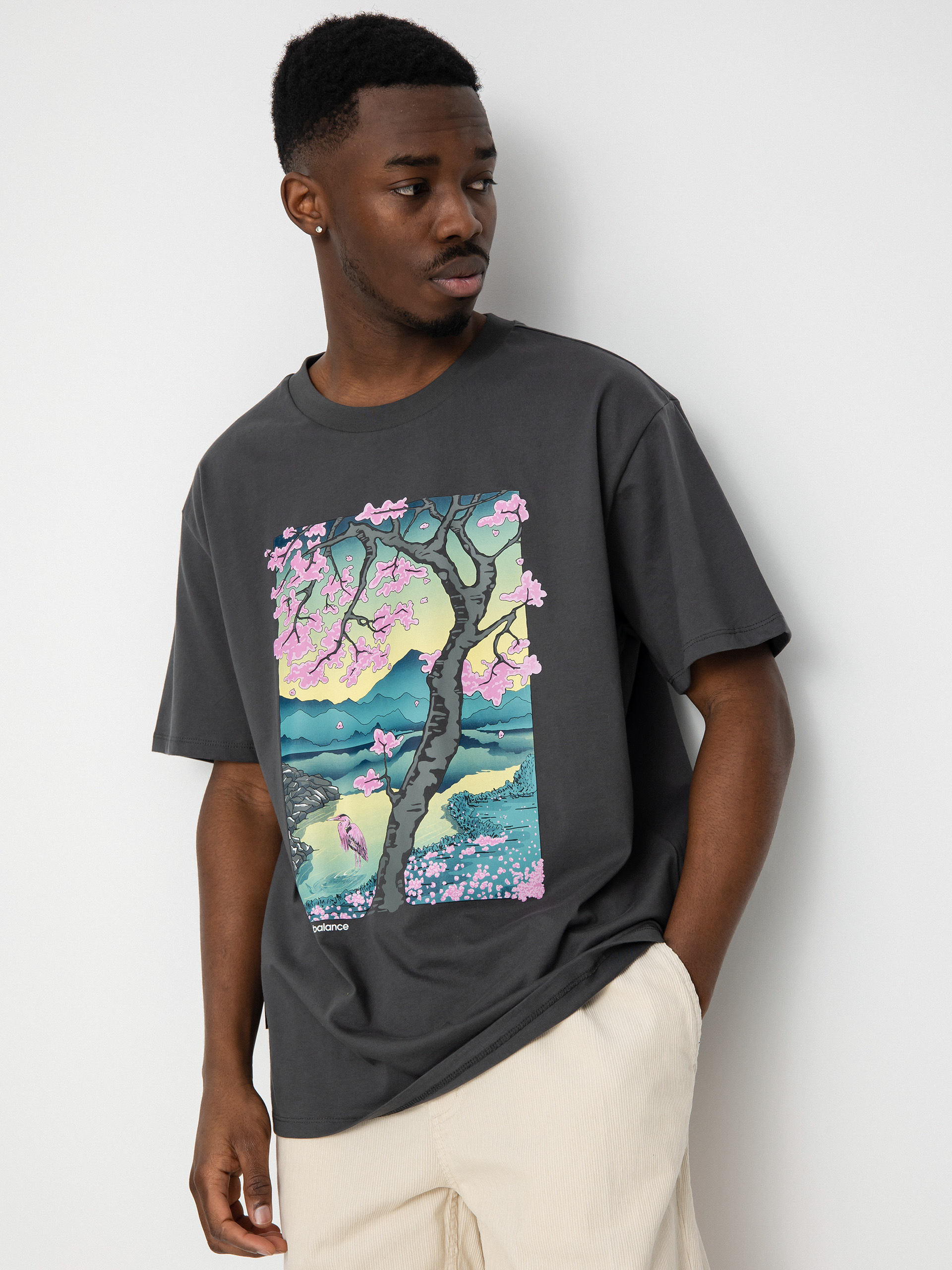 New Balance At Graphic póló (blacktop)