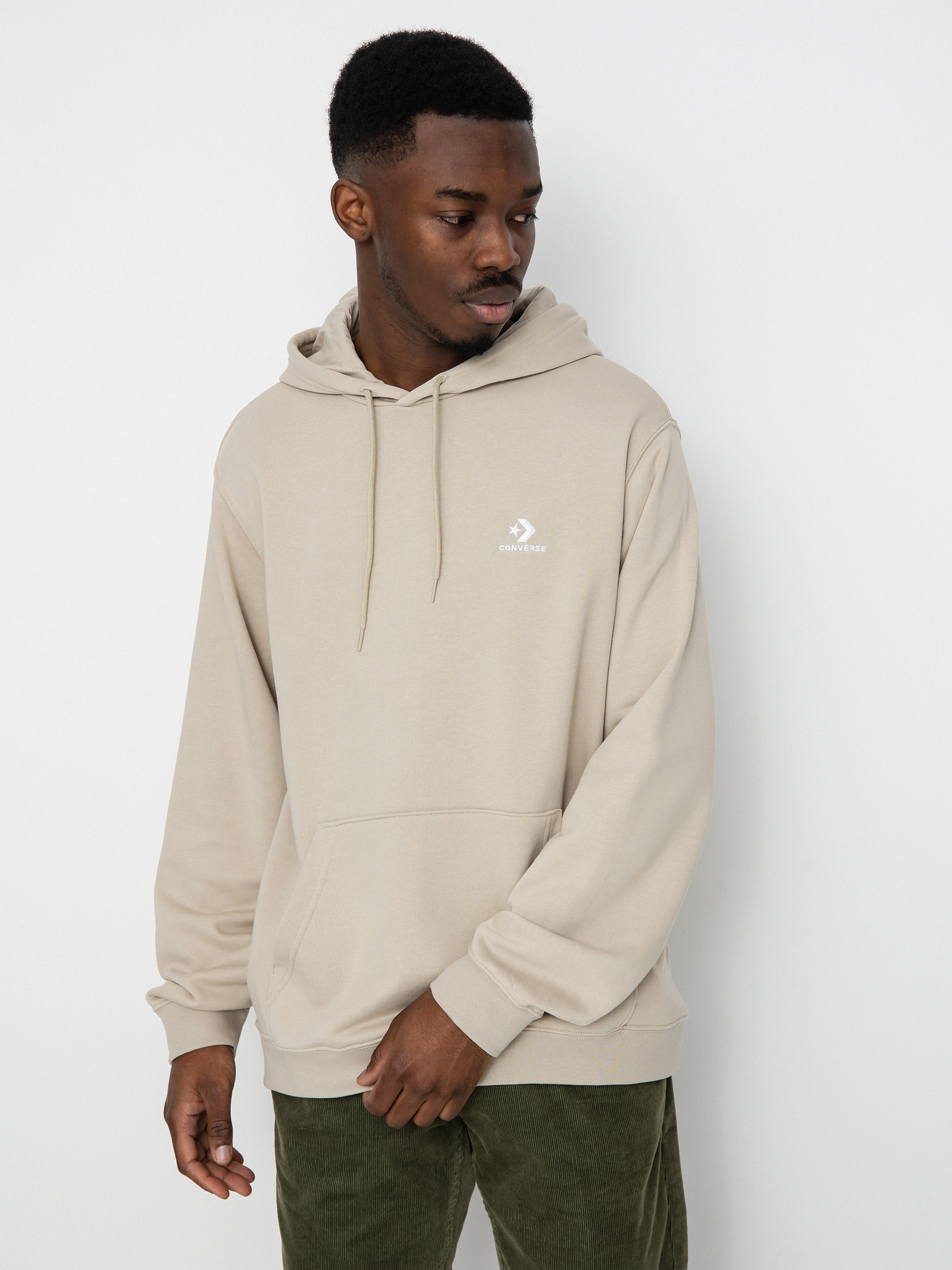 Converse Star Chevron Emb HD Kapucnis pulóver (beach stone)