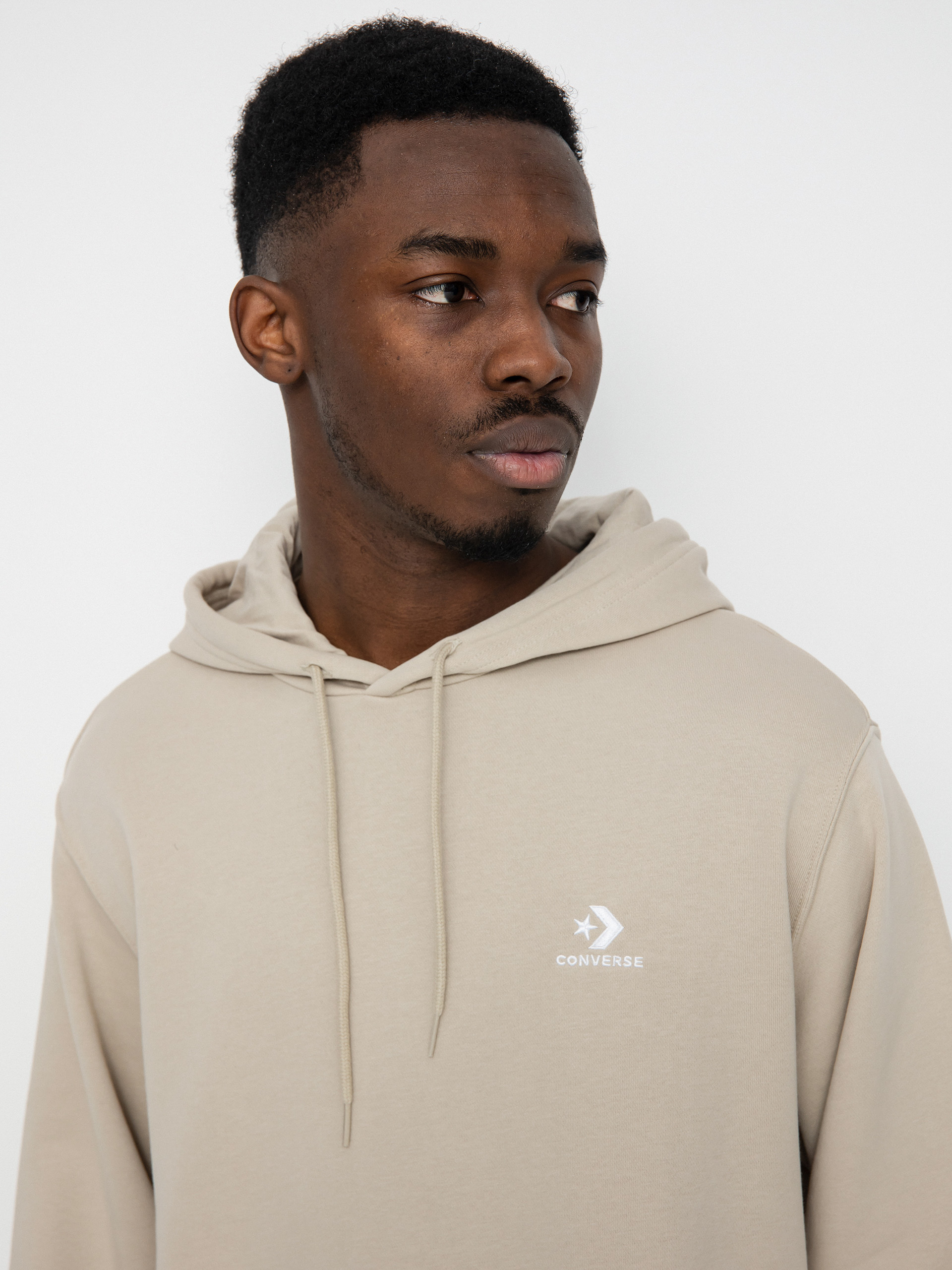 Converse Star Chevron Emb HD Kapucnis pulóver (beach stone)