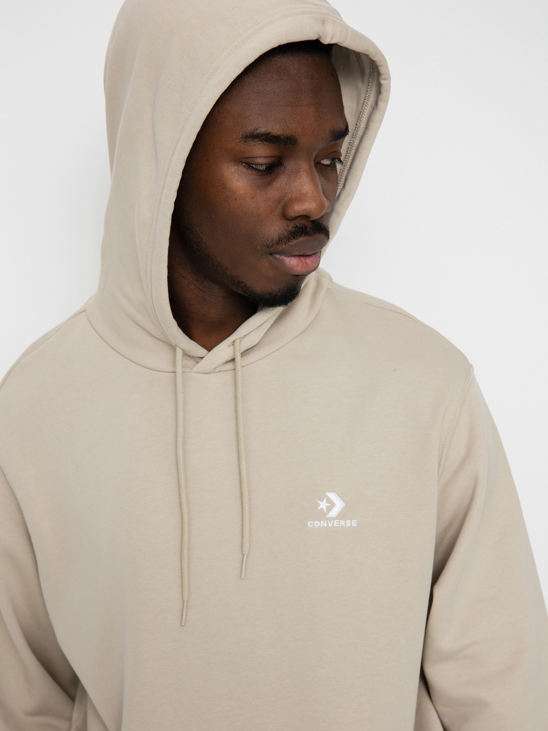 Converse Star Chevron Emb HD Kapucnis pulóver (beach stone)