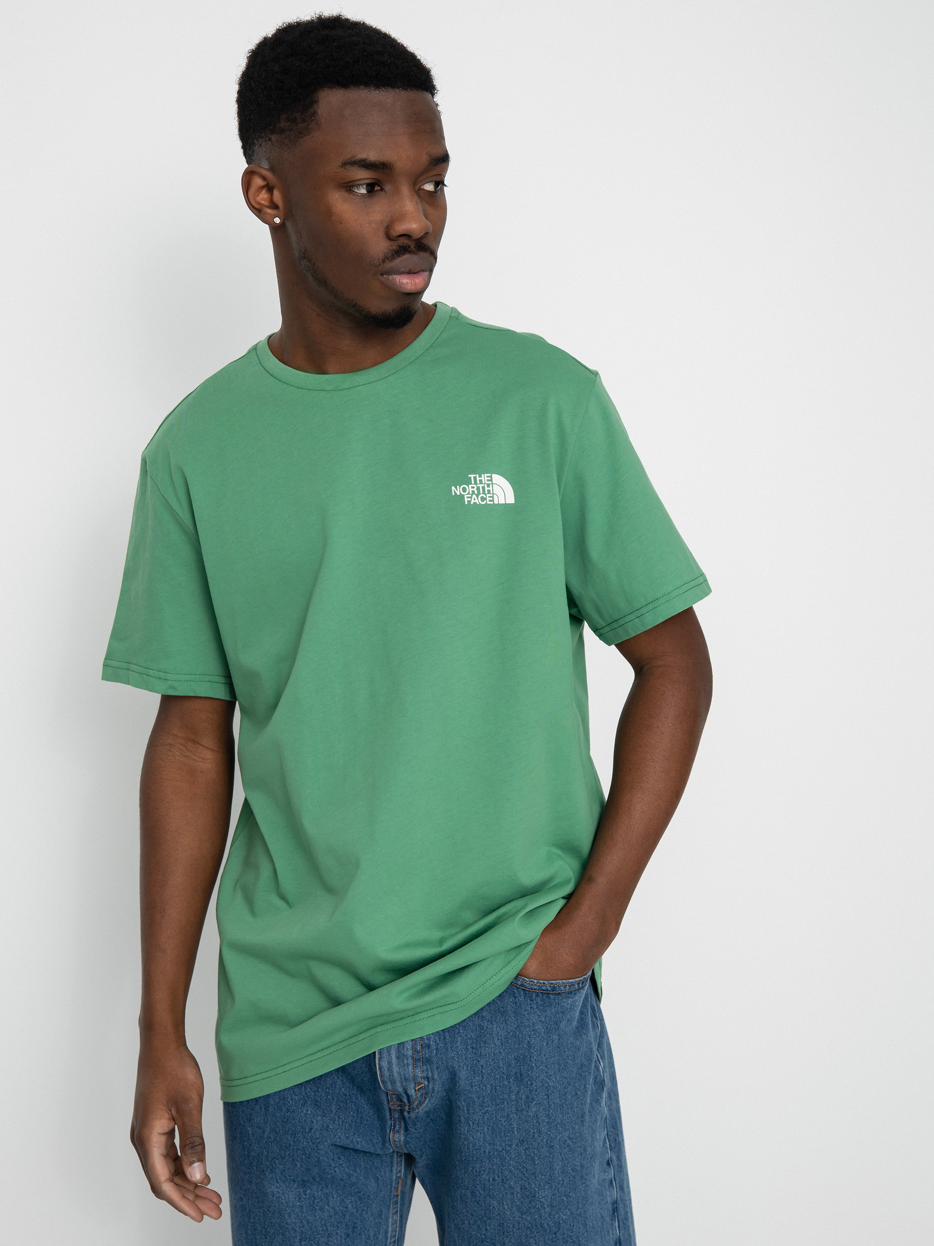 The North Face Simple Dome póló (deep grass green)