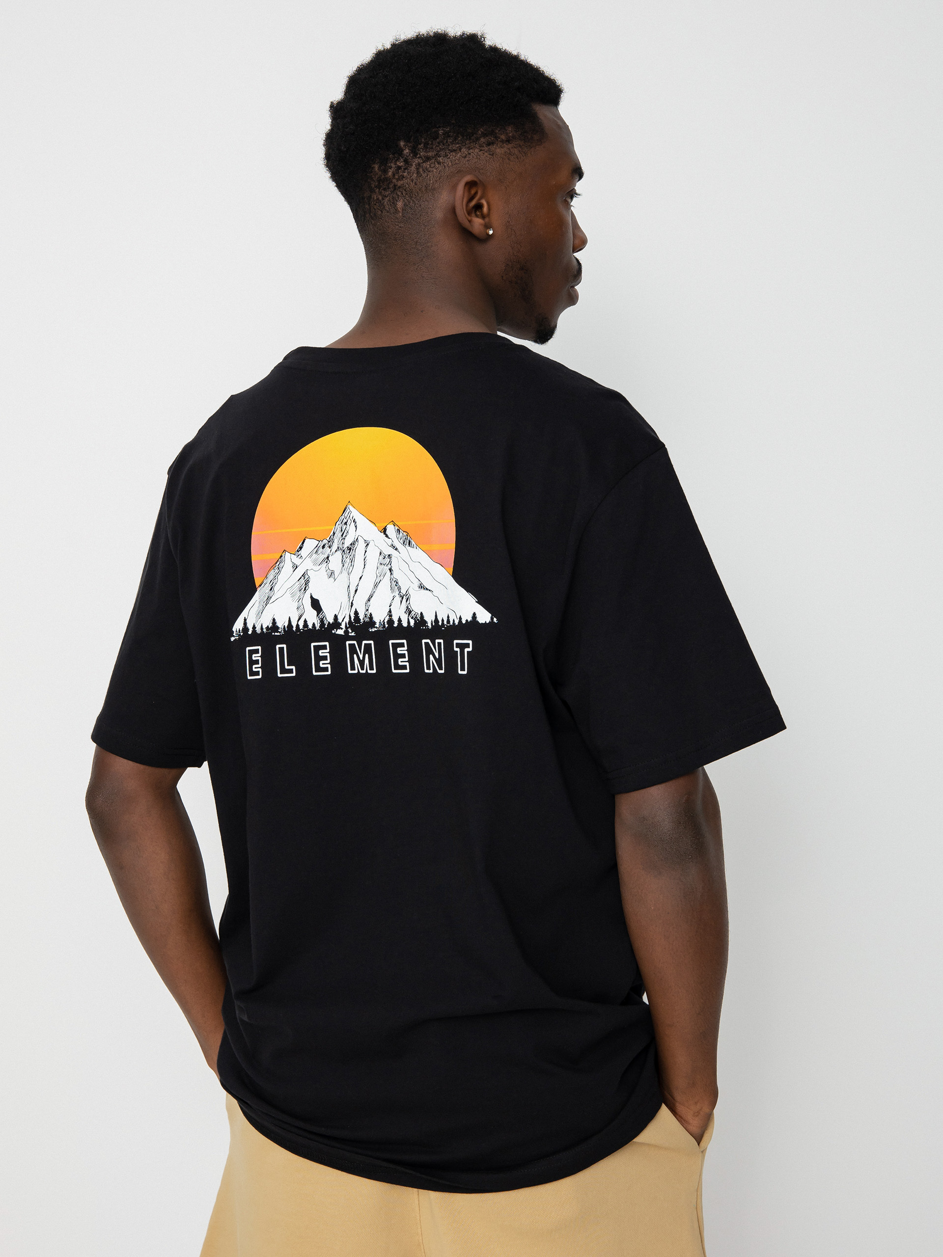 Element Hollis póló (flint black)