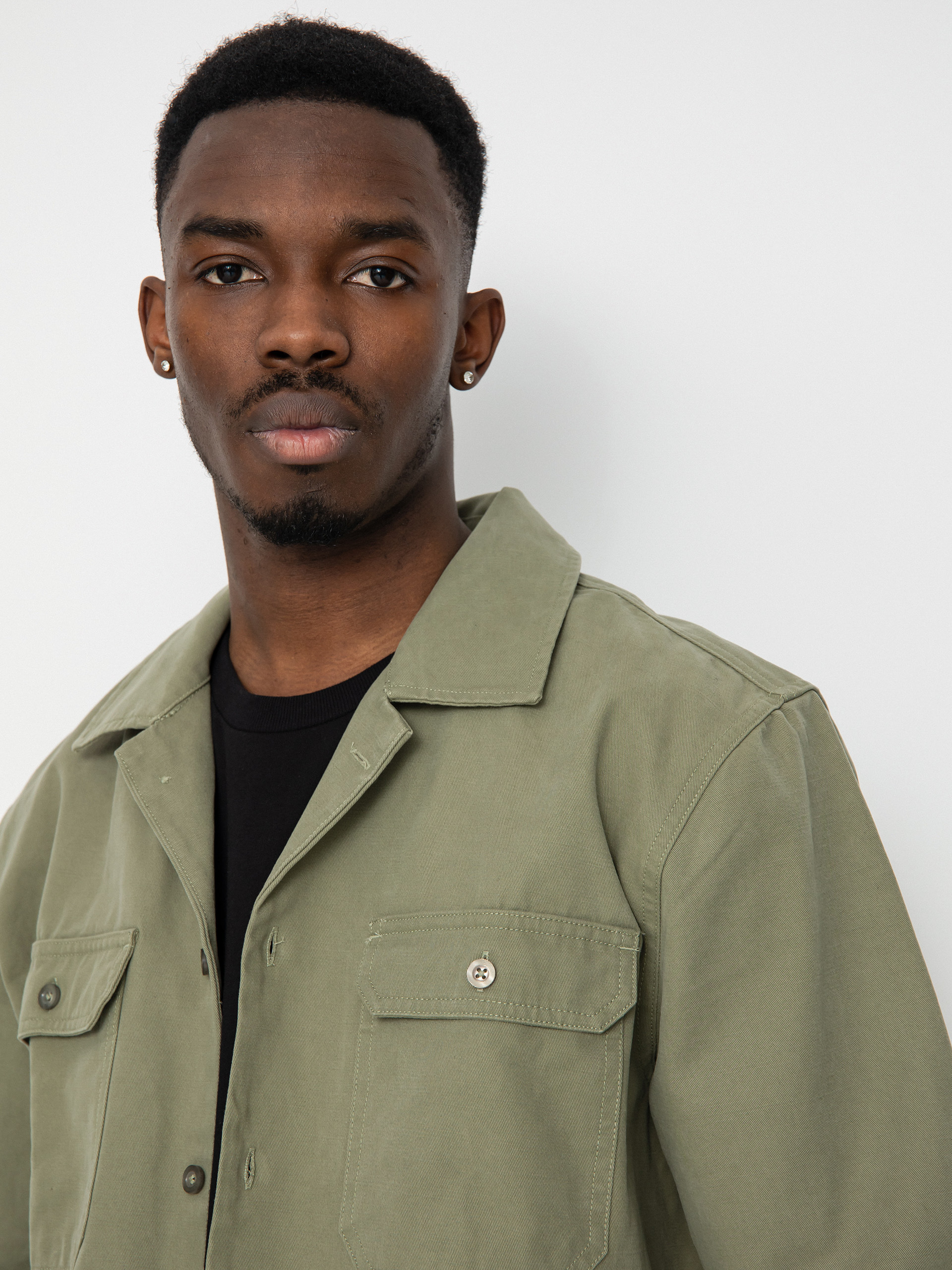 Brixton Bowery Surplus Overshirt Ls Ing (olive surplus)