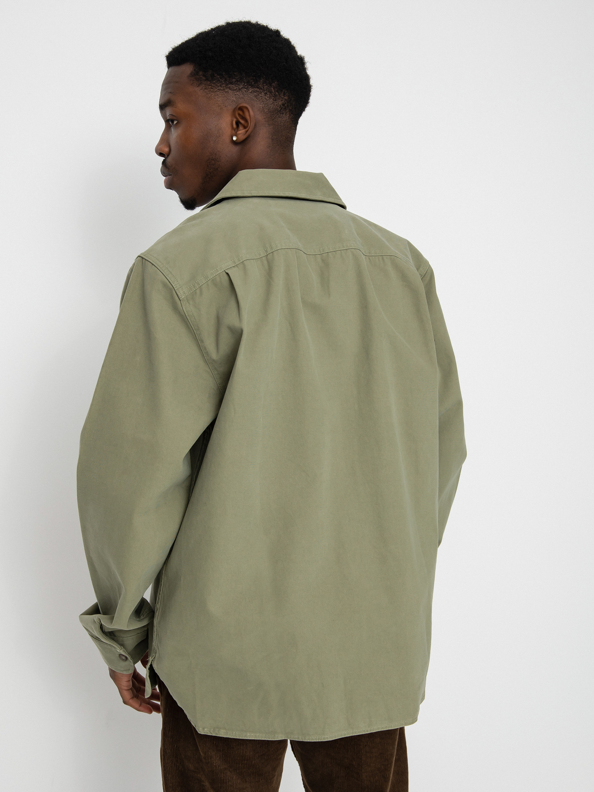 Brixton Bowery Surplus Overshirt Ls Ing (olive surplus)