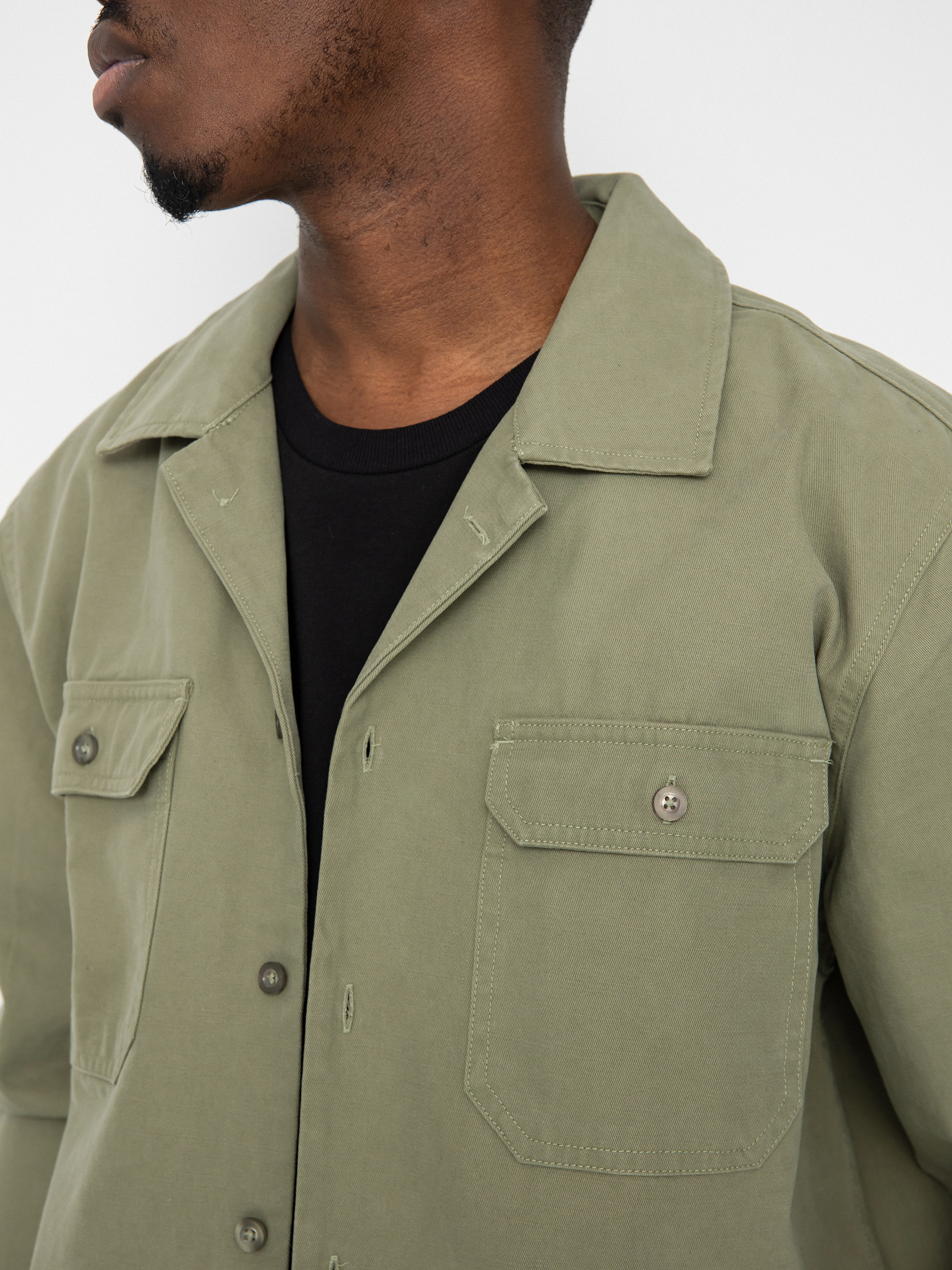 Brixton Bowery Surplus Overshirt Ls Ing (olive surplus)