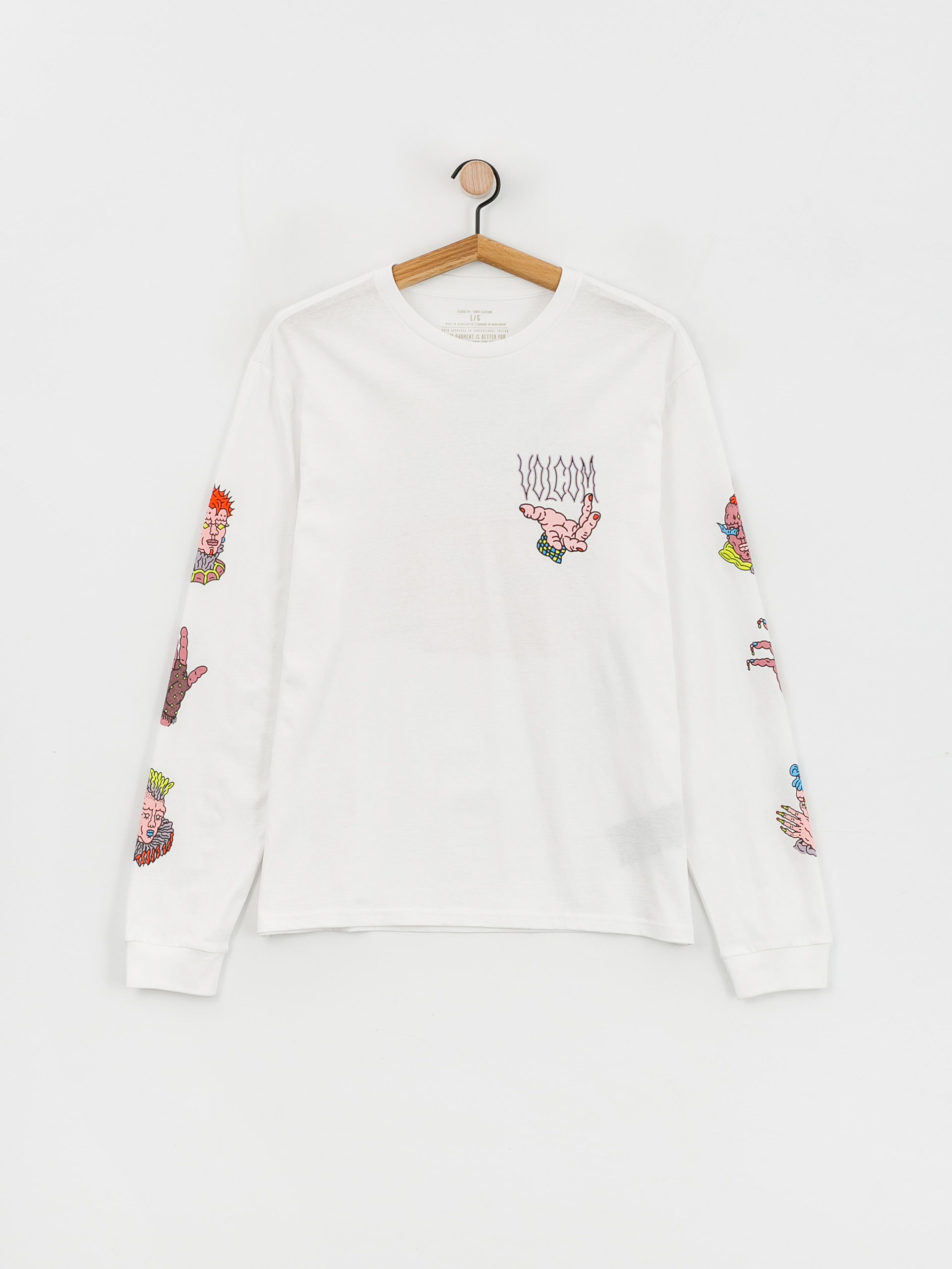 Volcom Connected Minds Hosszú ujjú felső (white)