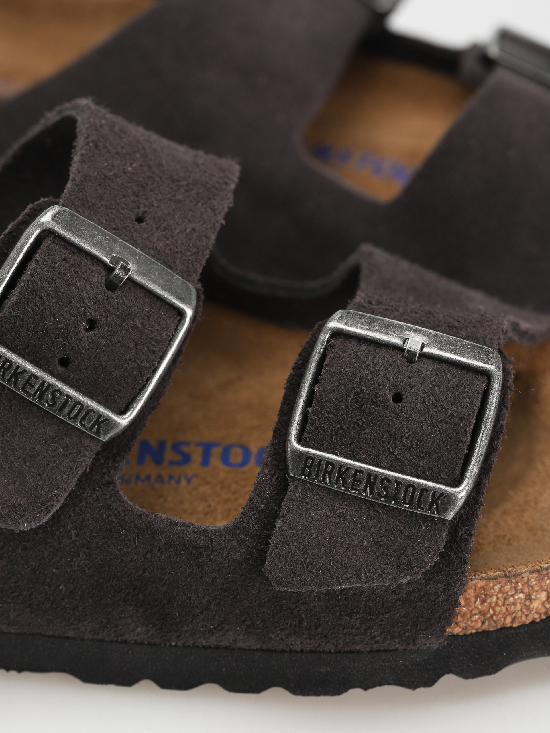 Birkenstock Arizona Suede Narrow Flip-flop papucsok Wmn (velvet grey)