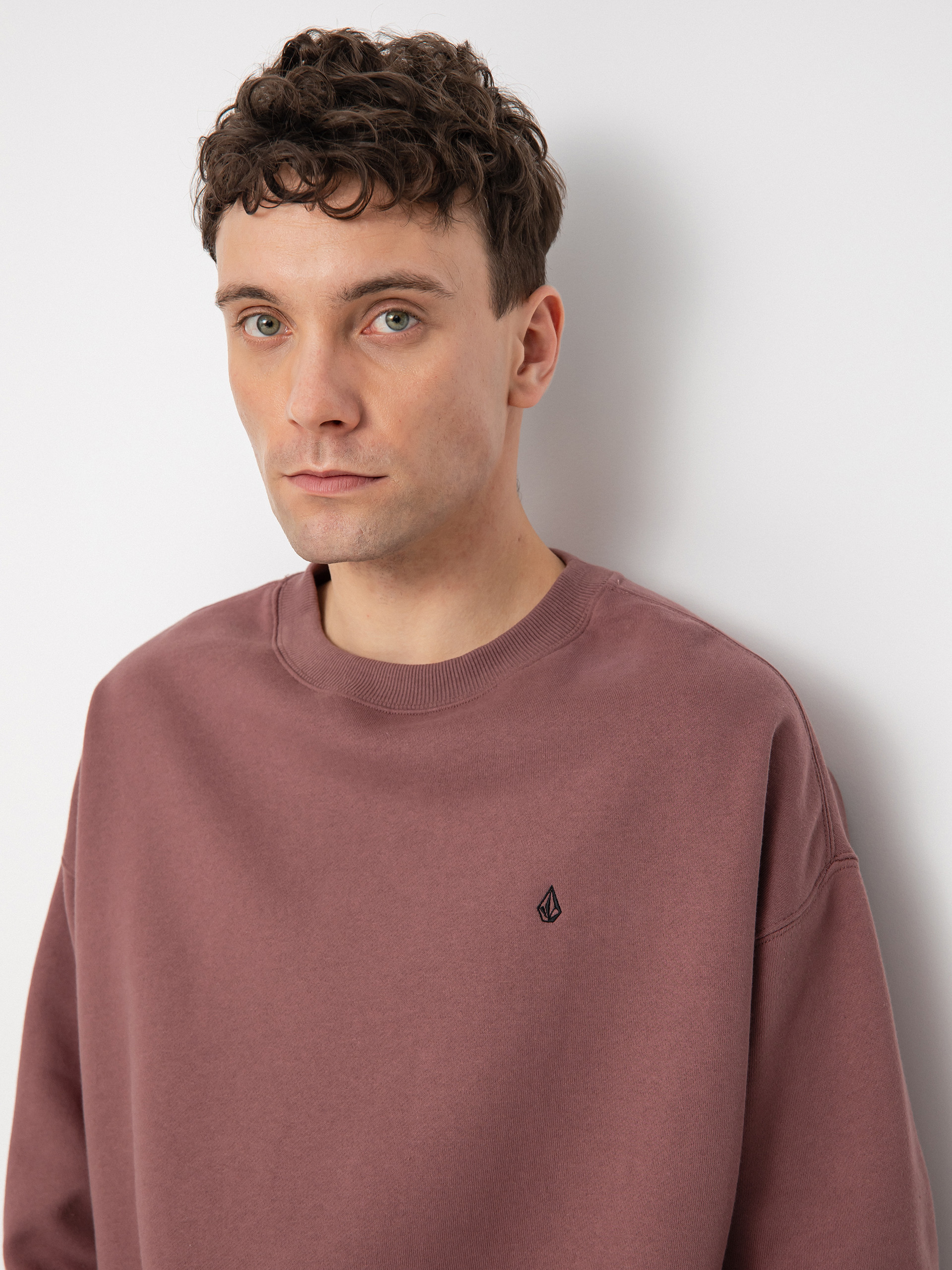 Volcom Single Stone Pulóver (bordeaux brown)